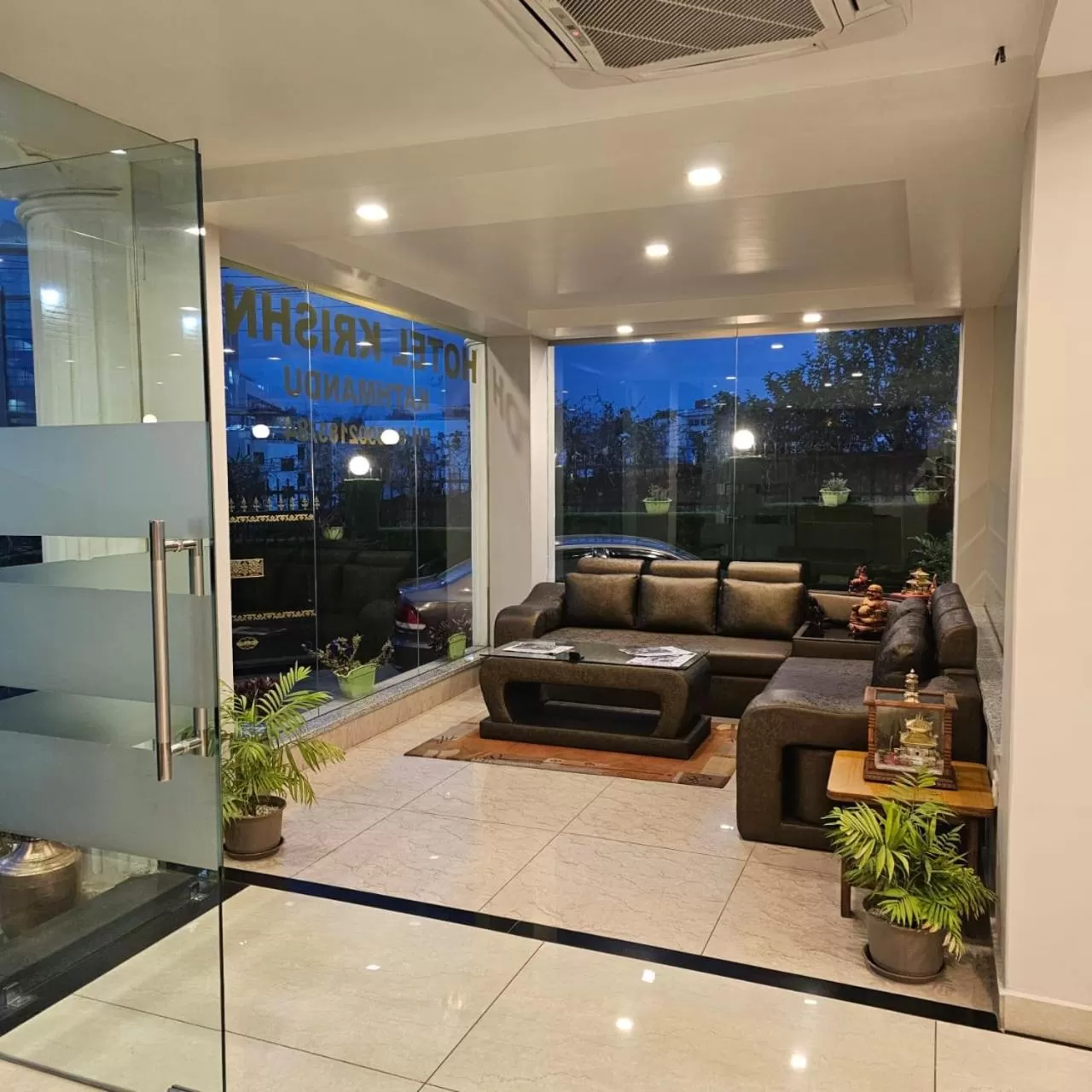 Seating area in Hotel Krishna Kathmandu