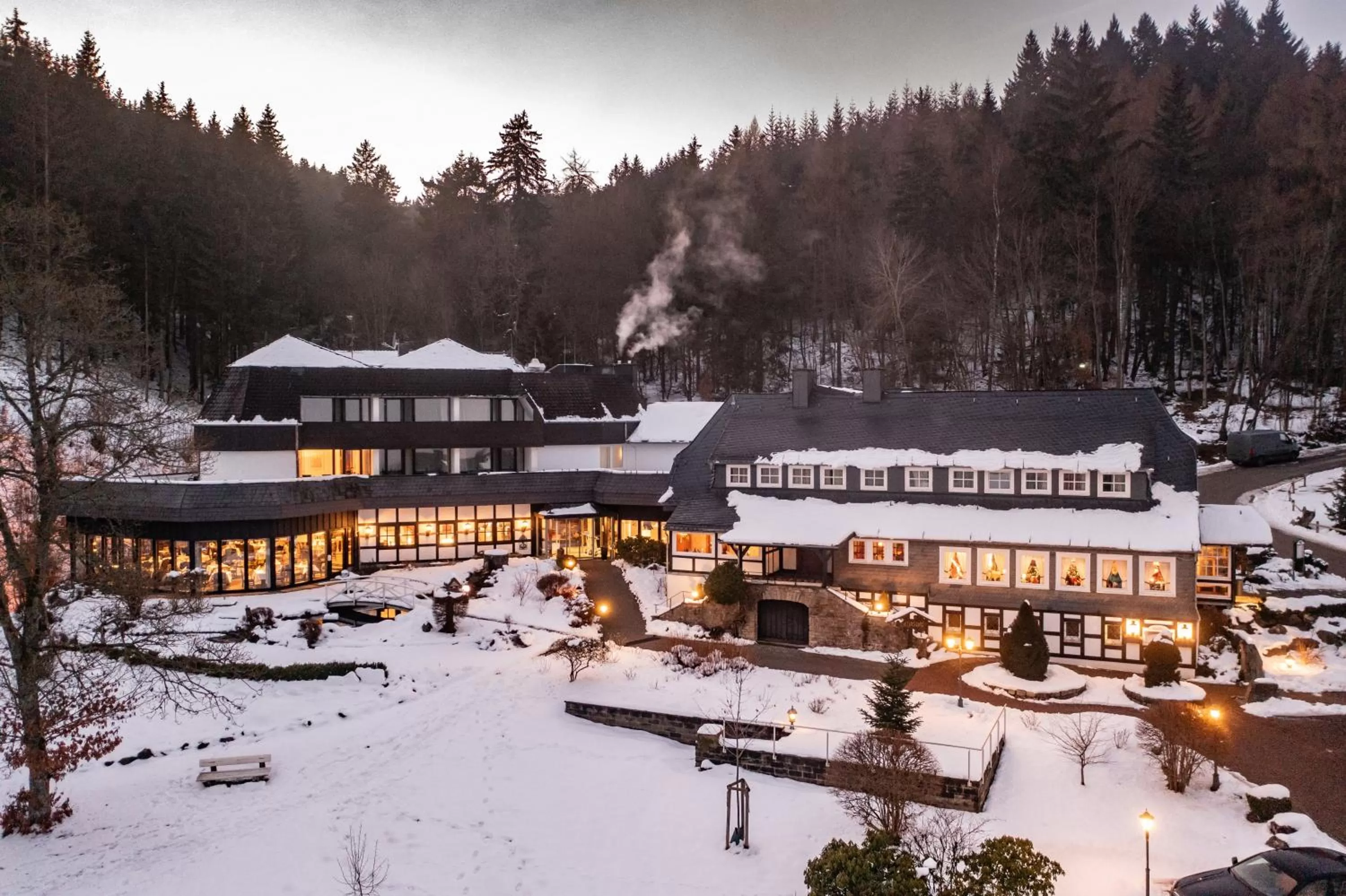 Property building in Romantik Hotel Stryckhaus