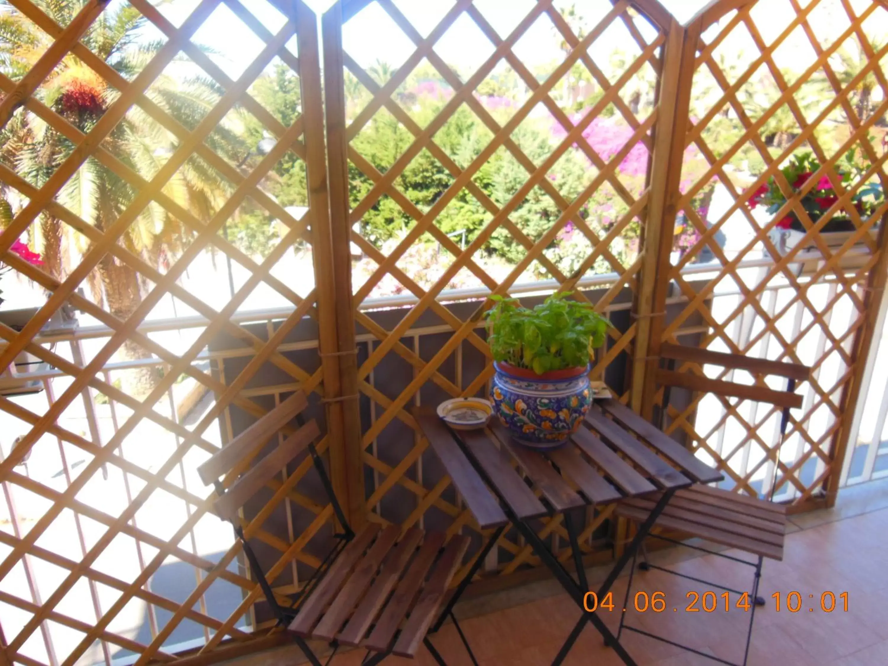 Balcony/Terrace in B&B Via Dei Templi