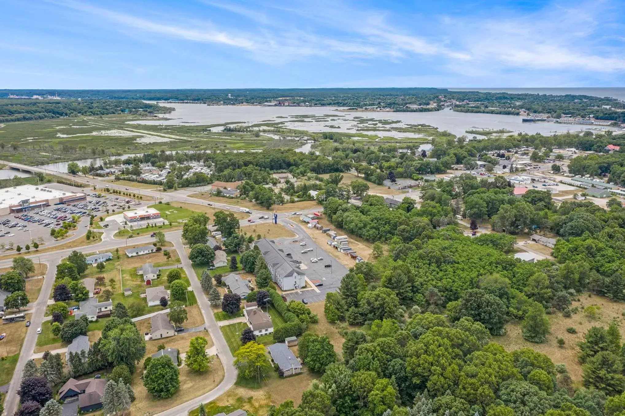 Property building in Microtel Inn and Suites Manistee Property building in Microtel Inn and Suites Manistee