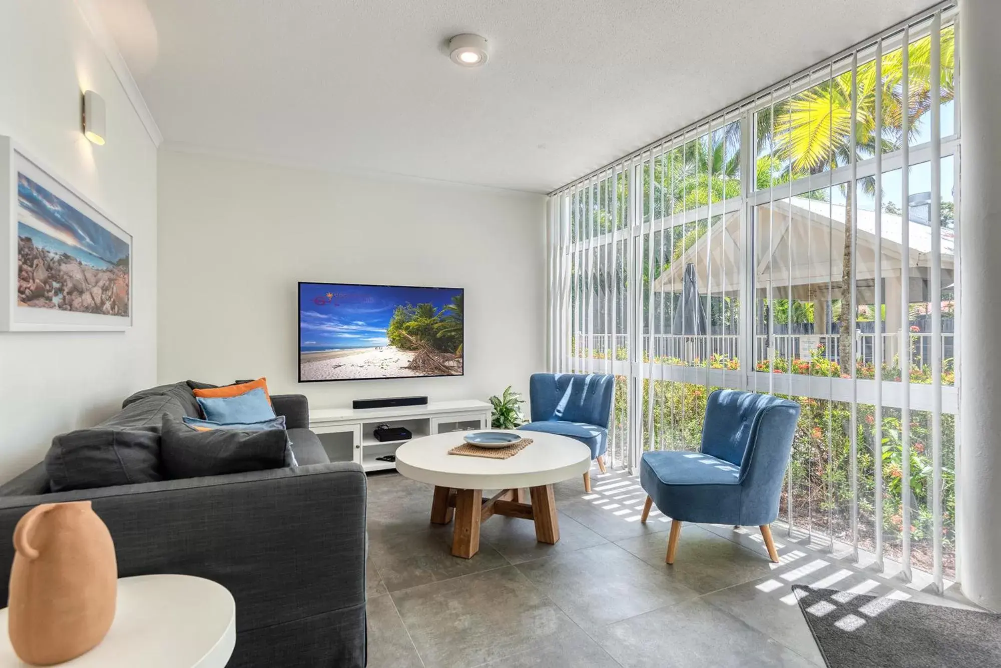 TV and multimedia, Seating Area in Tropical Nites Holiday Townhouses