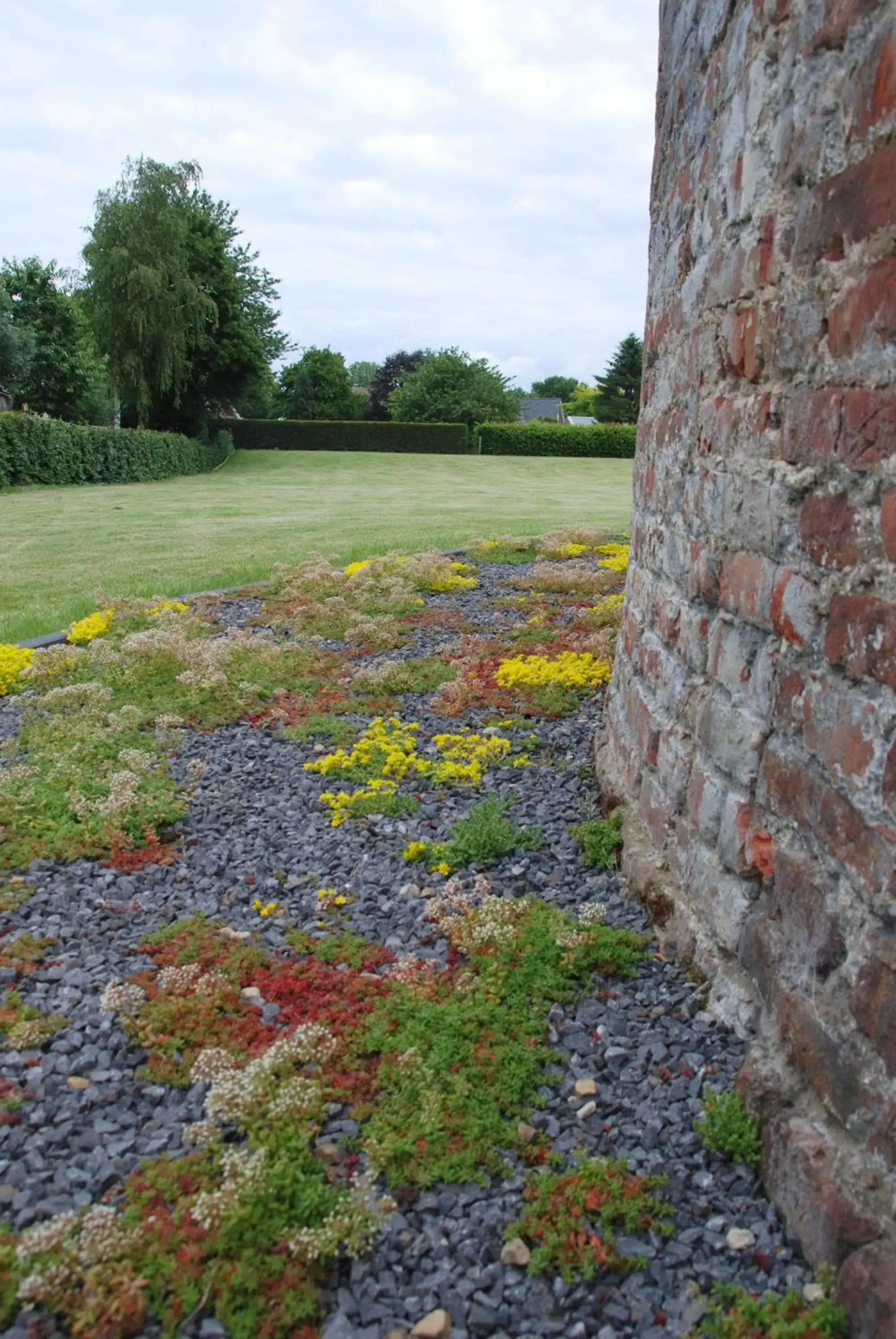 Garden in Bed and Breakfast de Meule Montfort