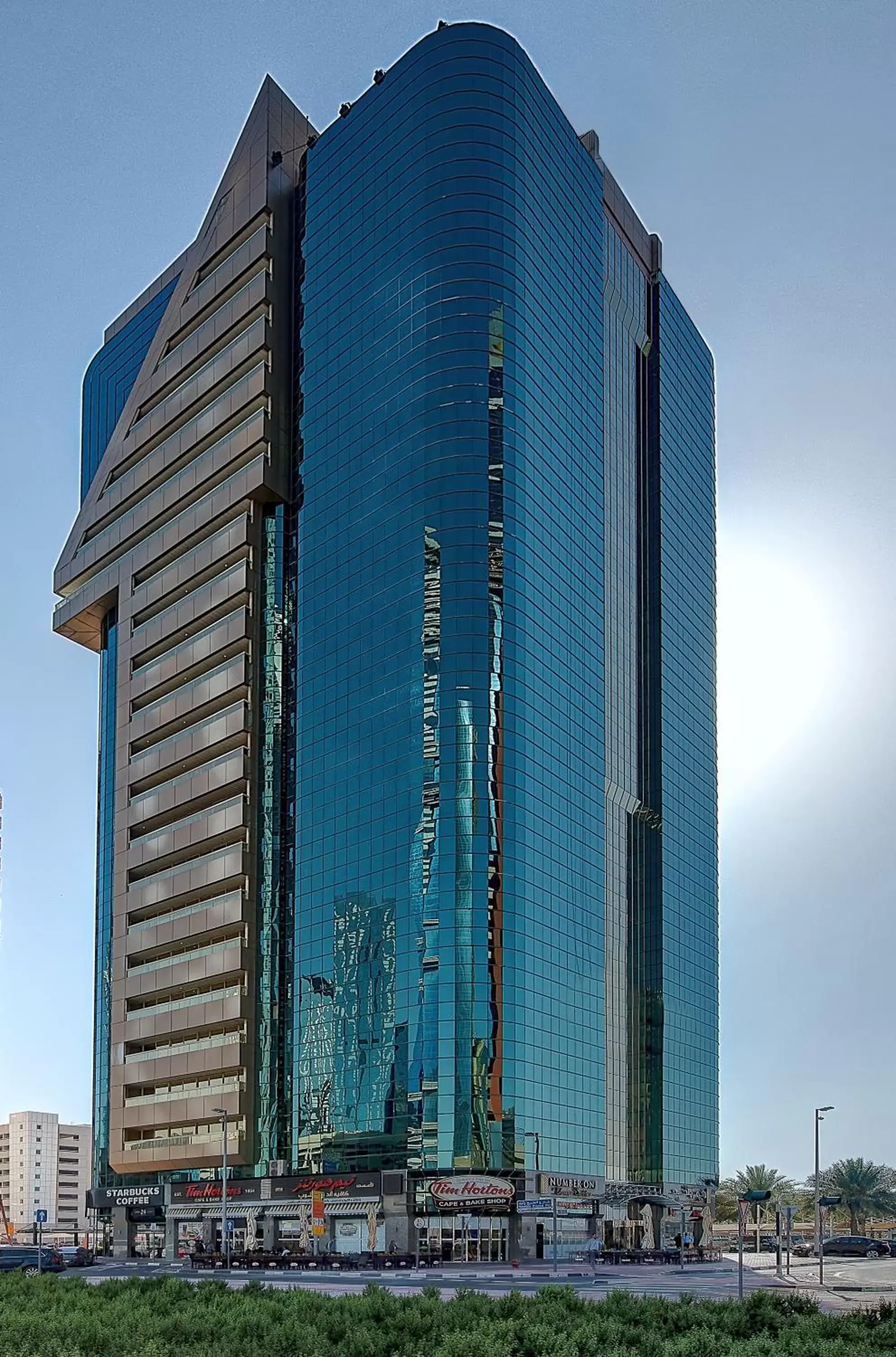 Facade/entrance, Property Building in Number One Tower Suites Hotel