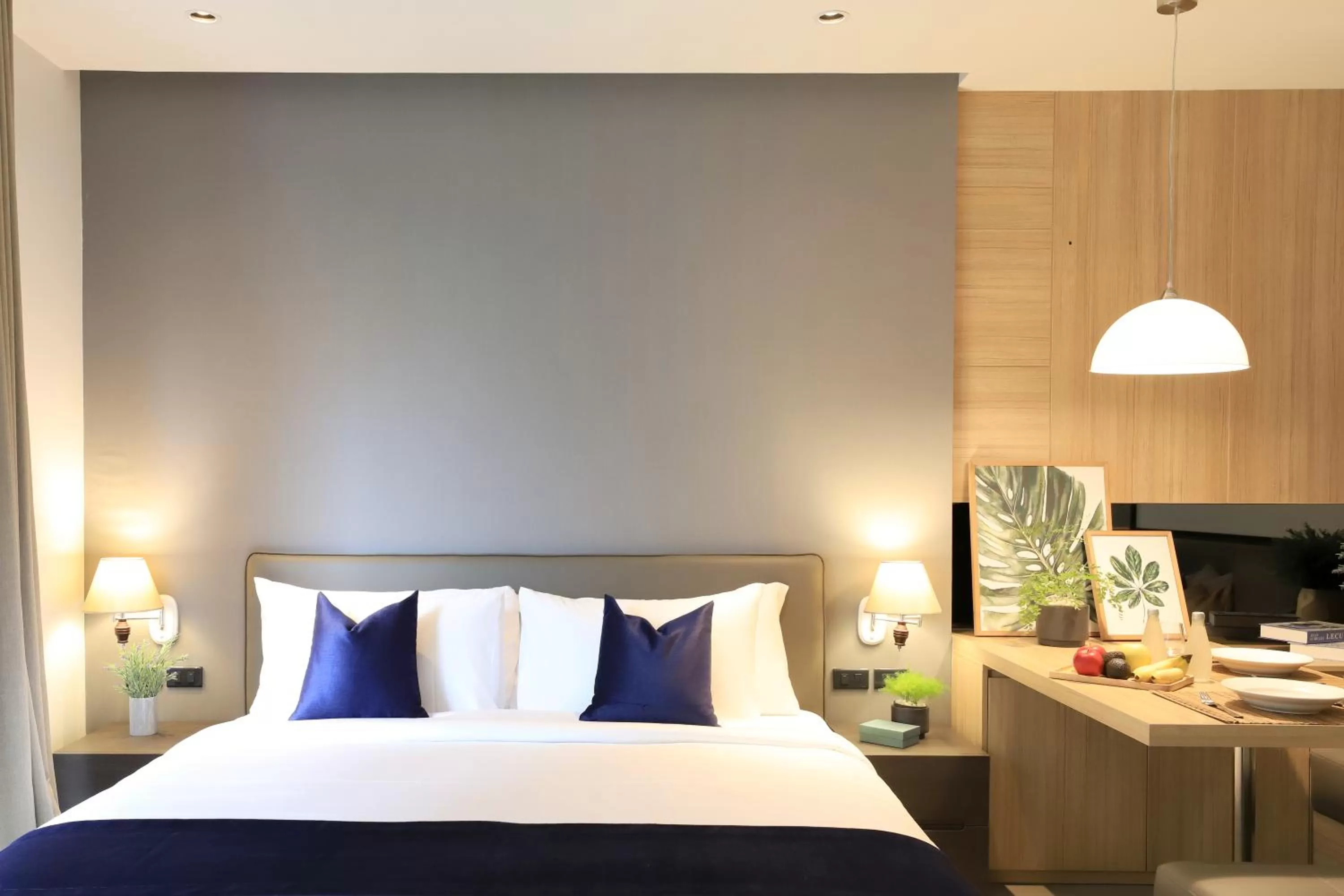 Bed in Alix Bangkok Hotel