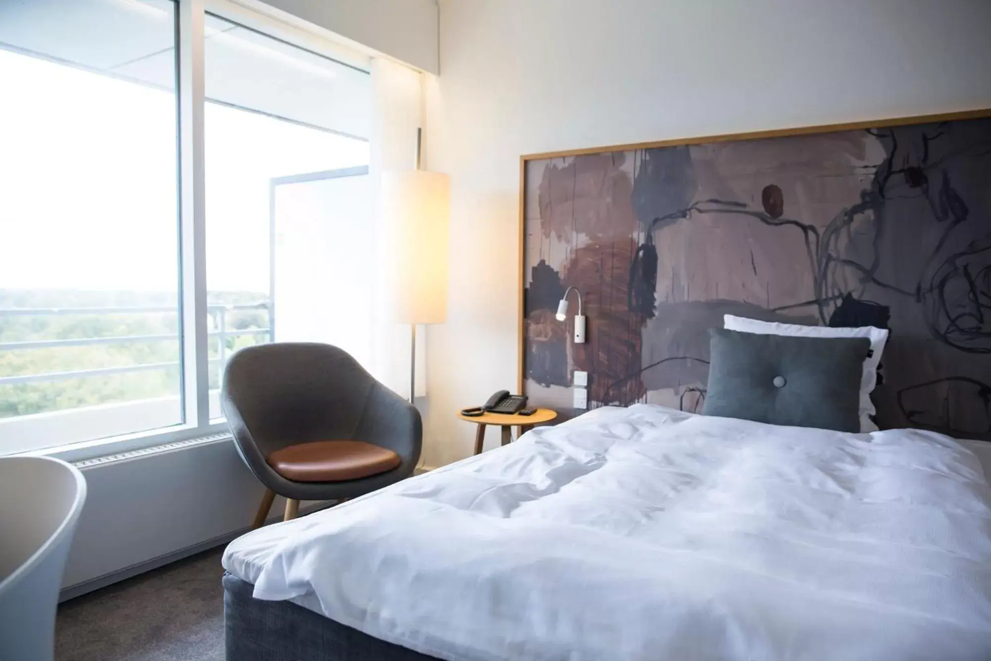 Bedroom, Bed in Comwell Hvide Hus Aalborg