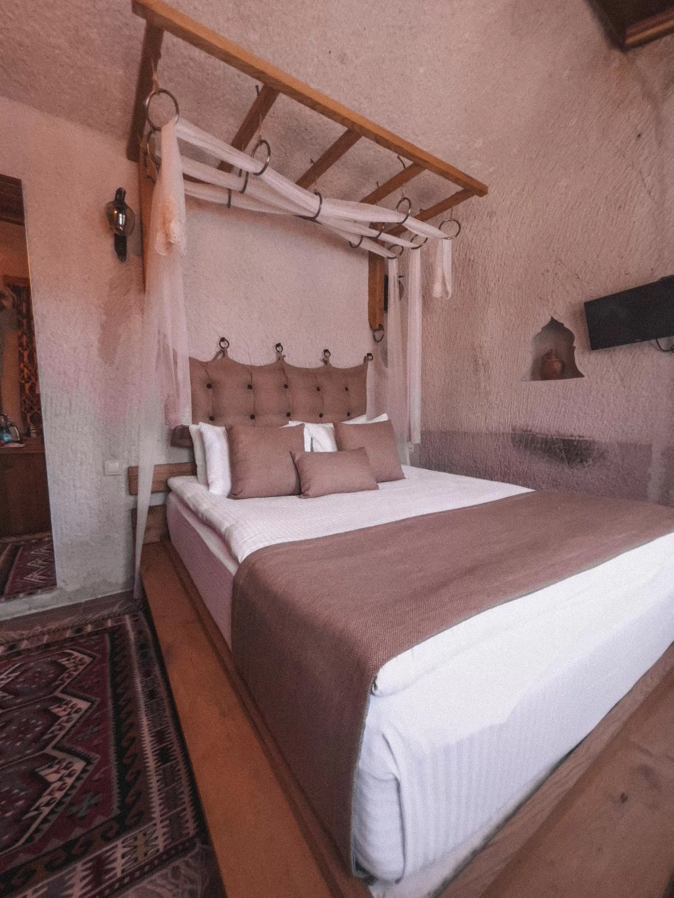 Bed in Local Cave House