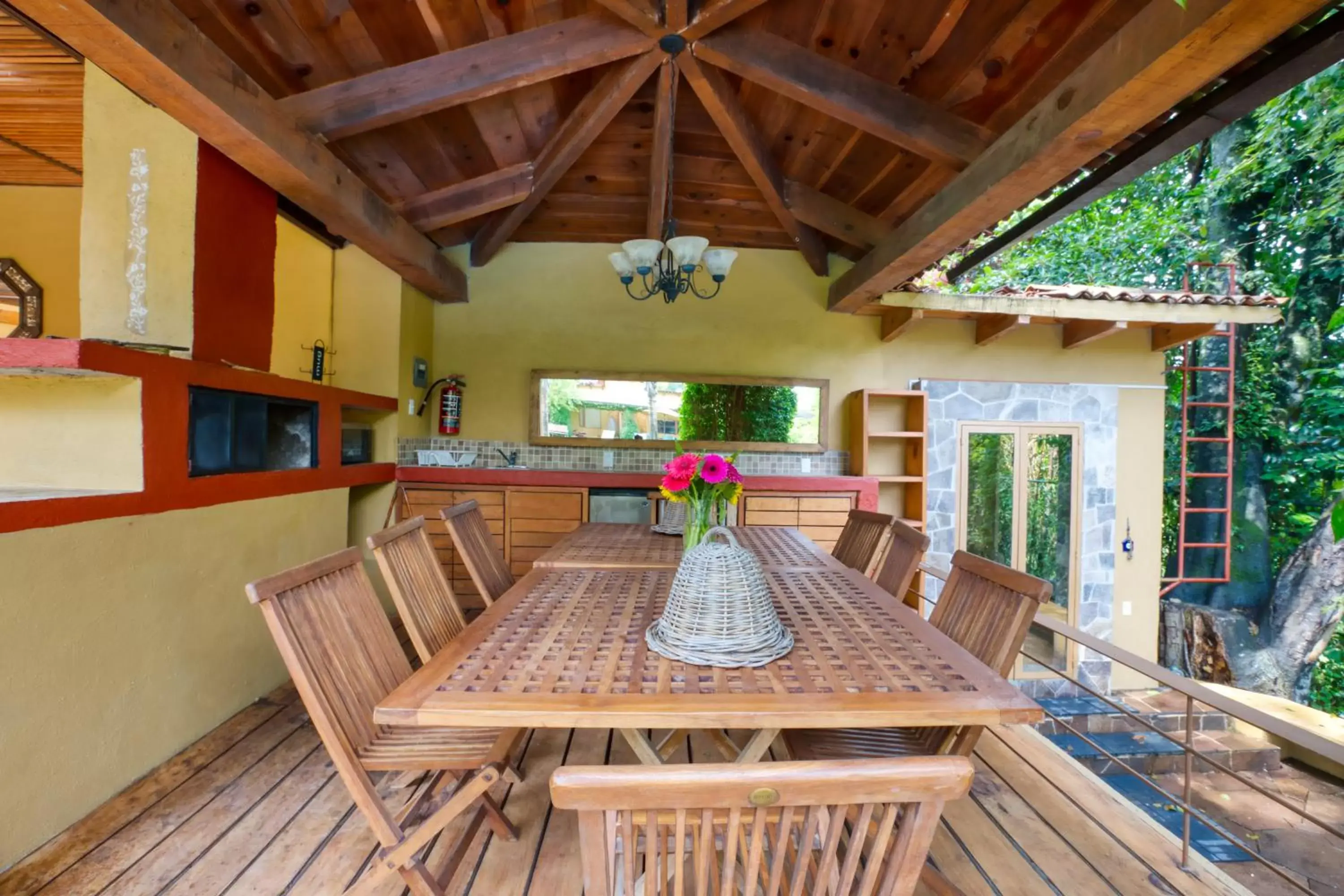 BBQ facilities, Dining Area in La Joya del Viento