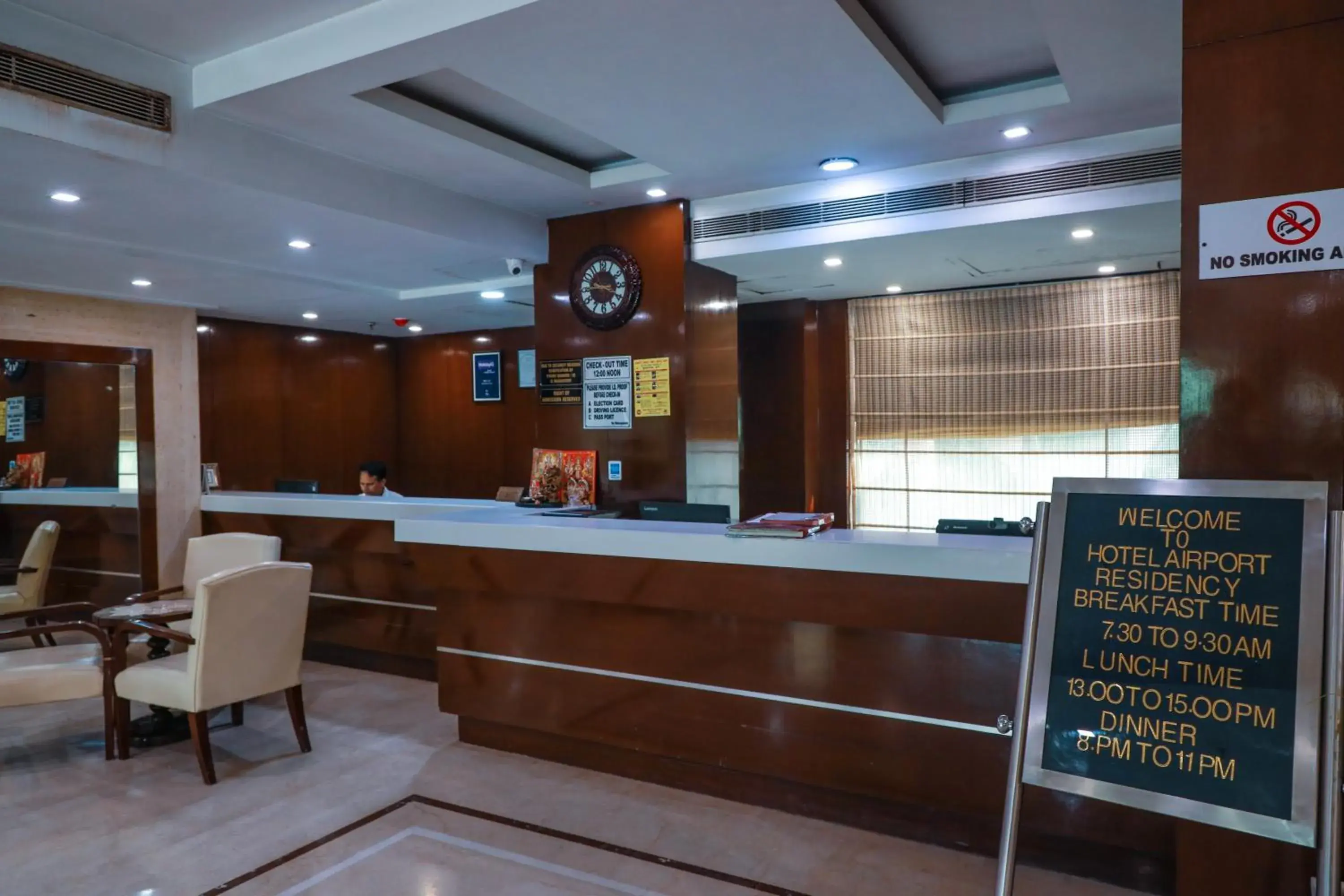 Lobby or reception in Airport Residency