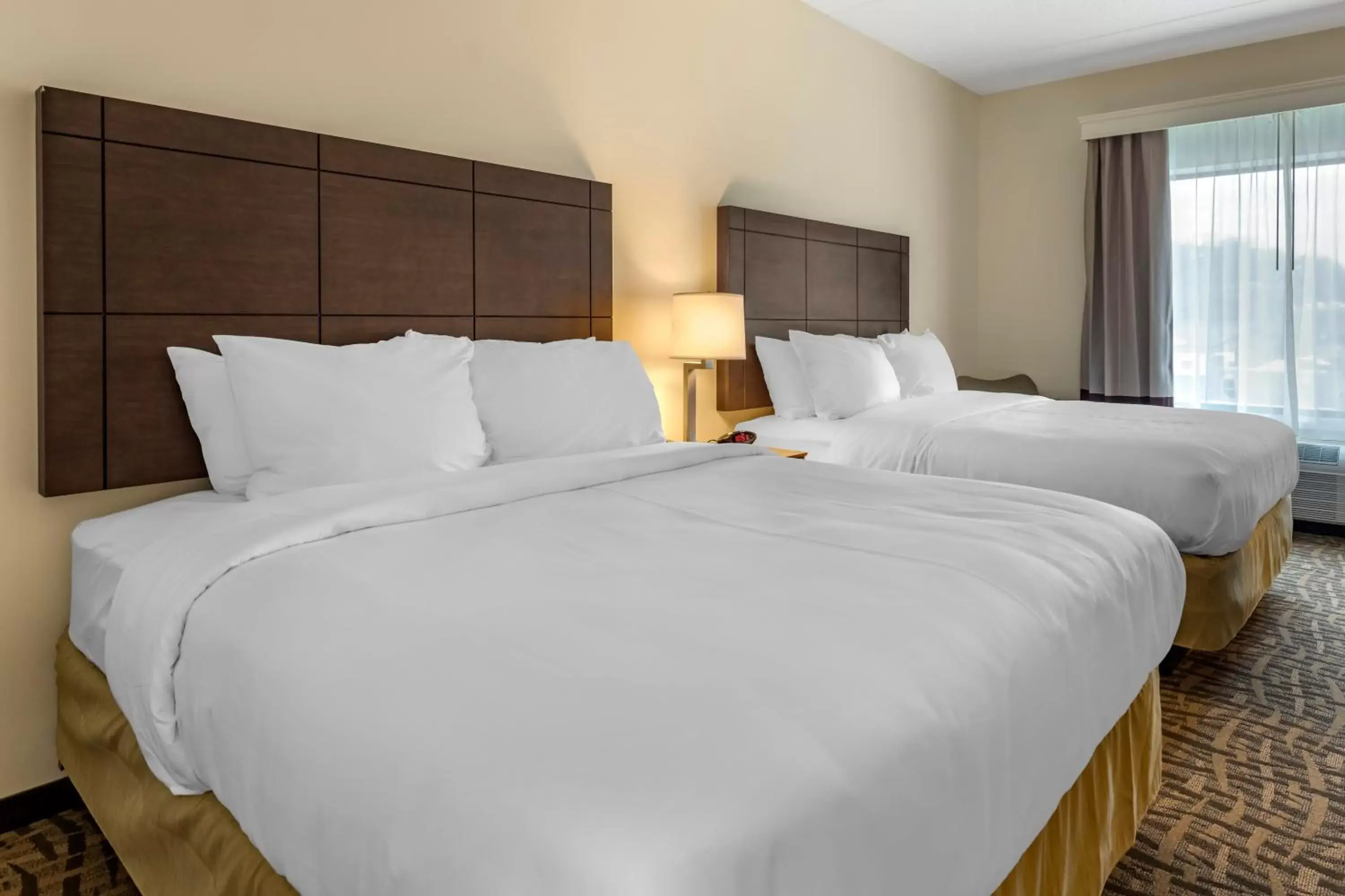 Standard Queen Room with Two Queen Beds - Non-Smoking in Comfort Inn & Suites Pittsburgh-Northshore