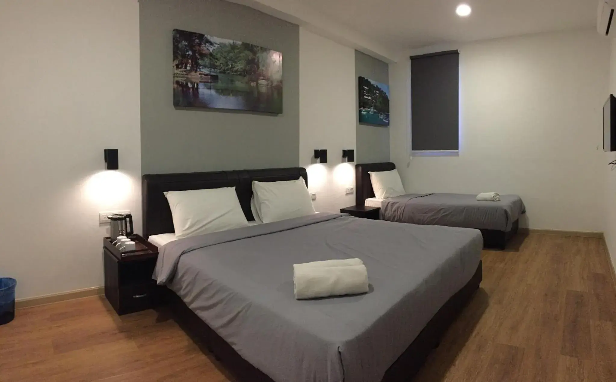 Bed in Carlton Inn Bukit Ubi