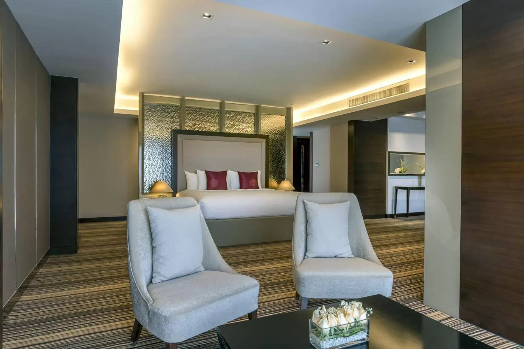 Bed, Seating Area in Novotel Yangon Max