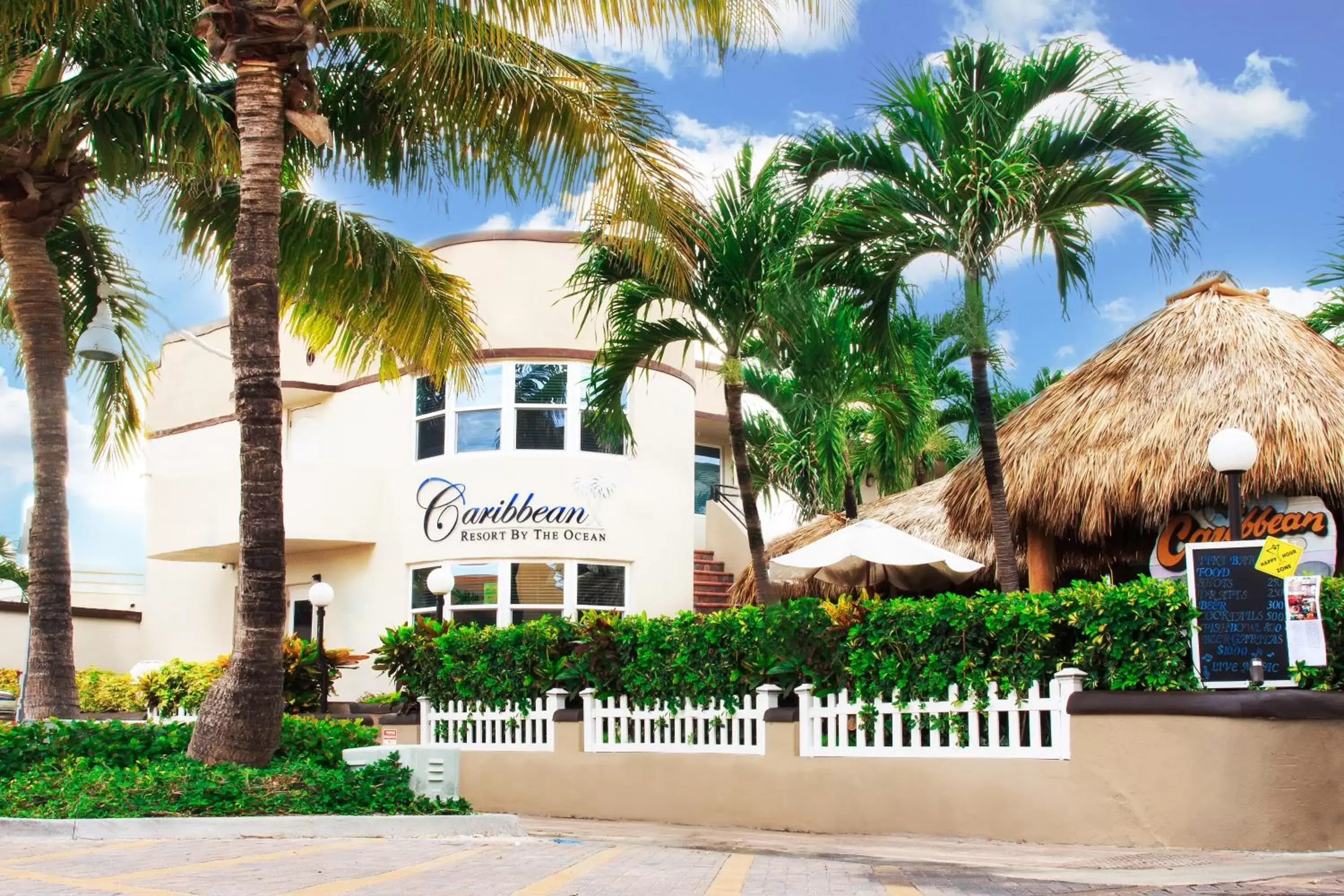 Property Building in Caribbean Resort by the Ocean