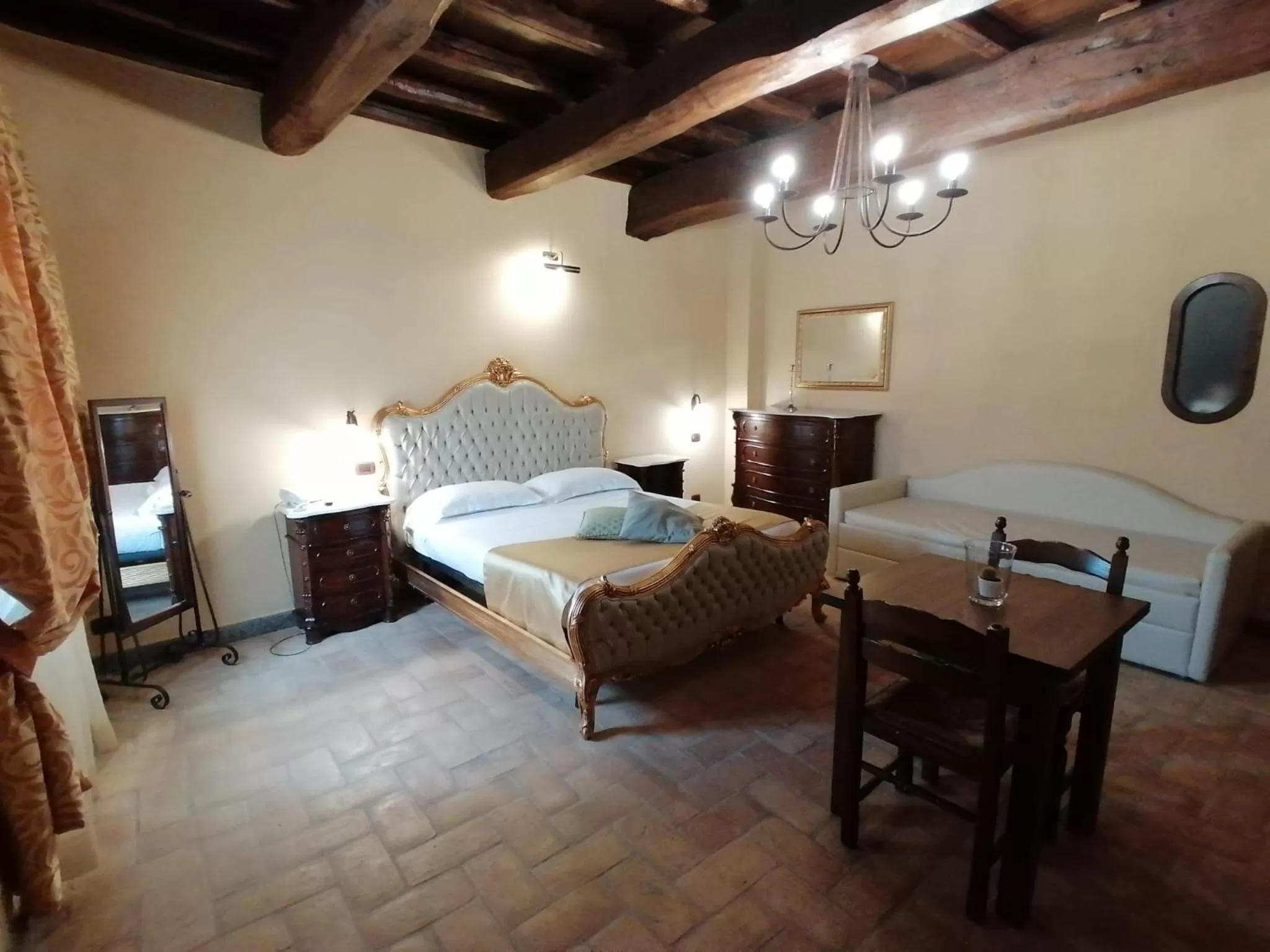 Bedroom, Bed in Relais Castrum Boccea