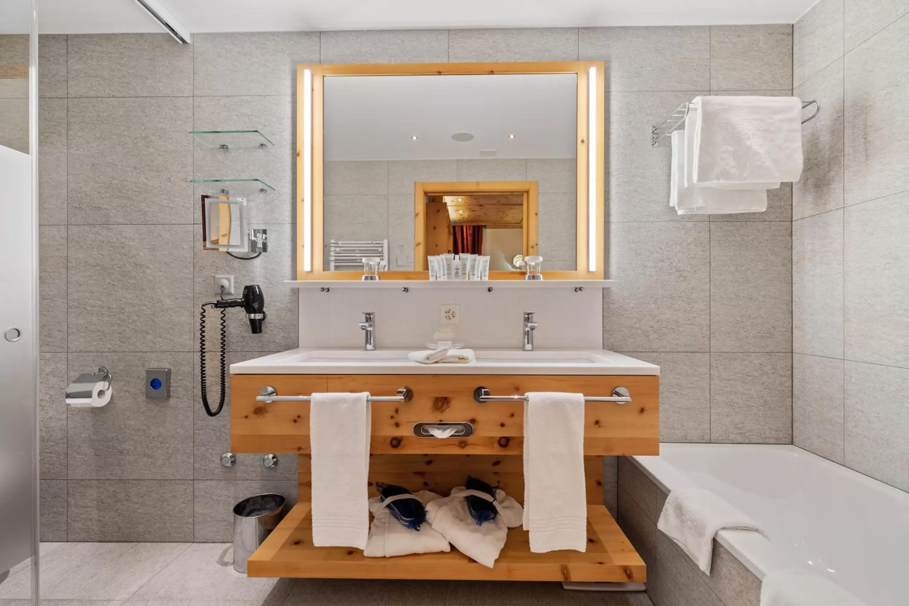 Bathroom in Grand Hotel Zermatterhof