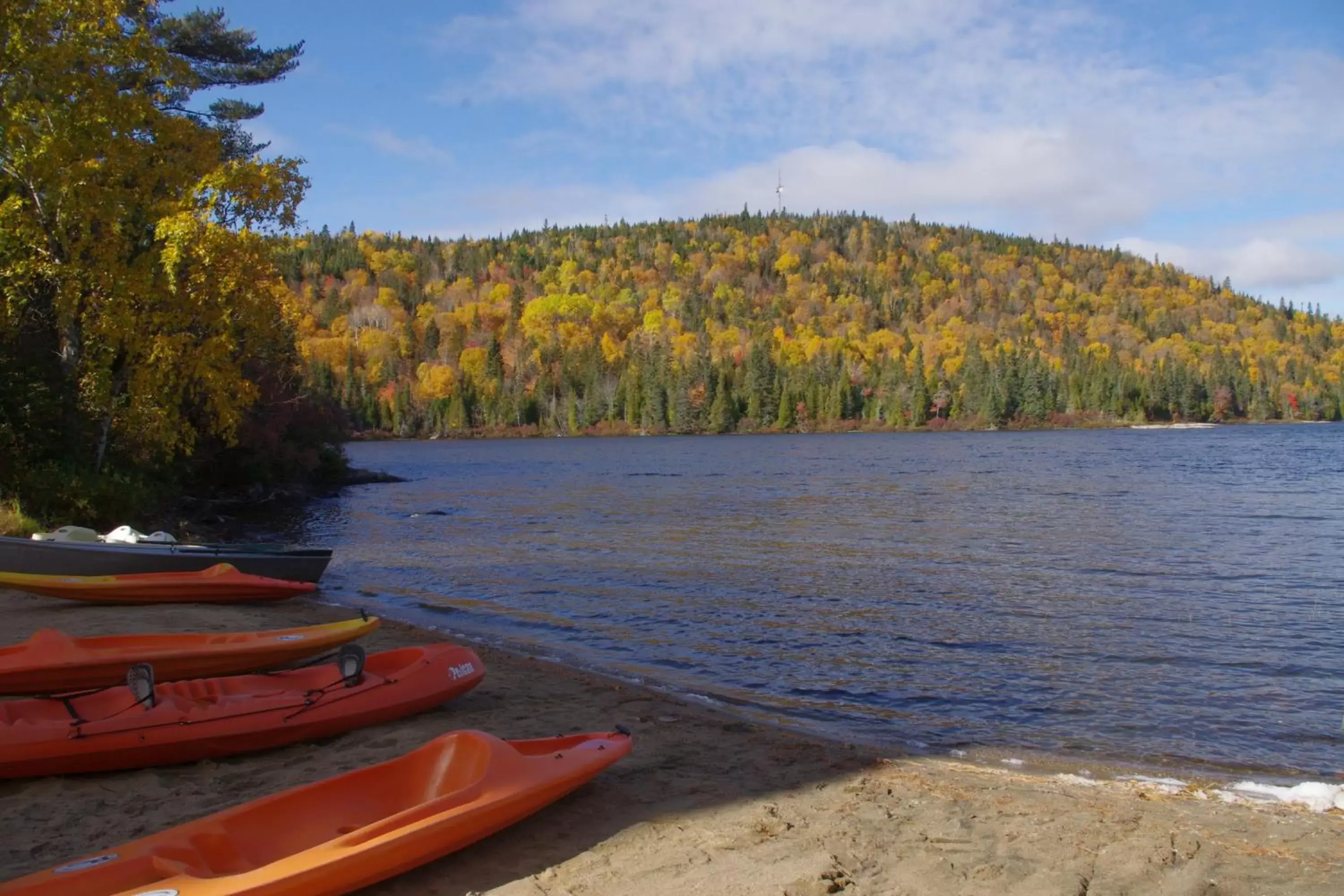 Beach in Auberge La Tanière