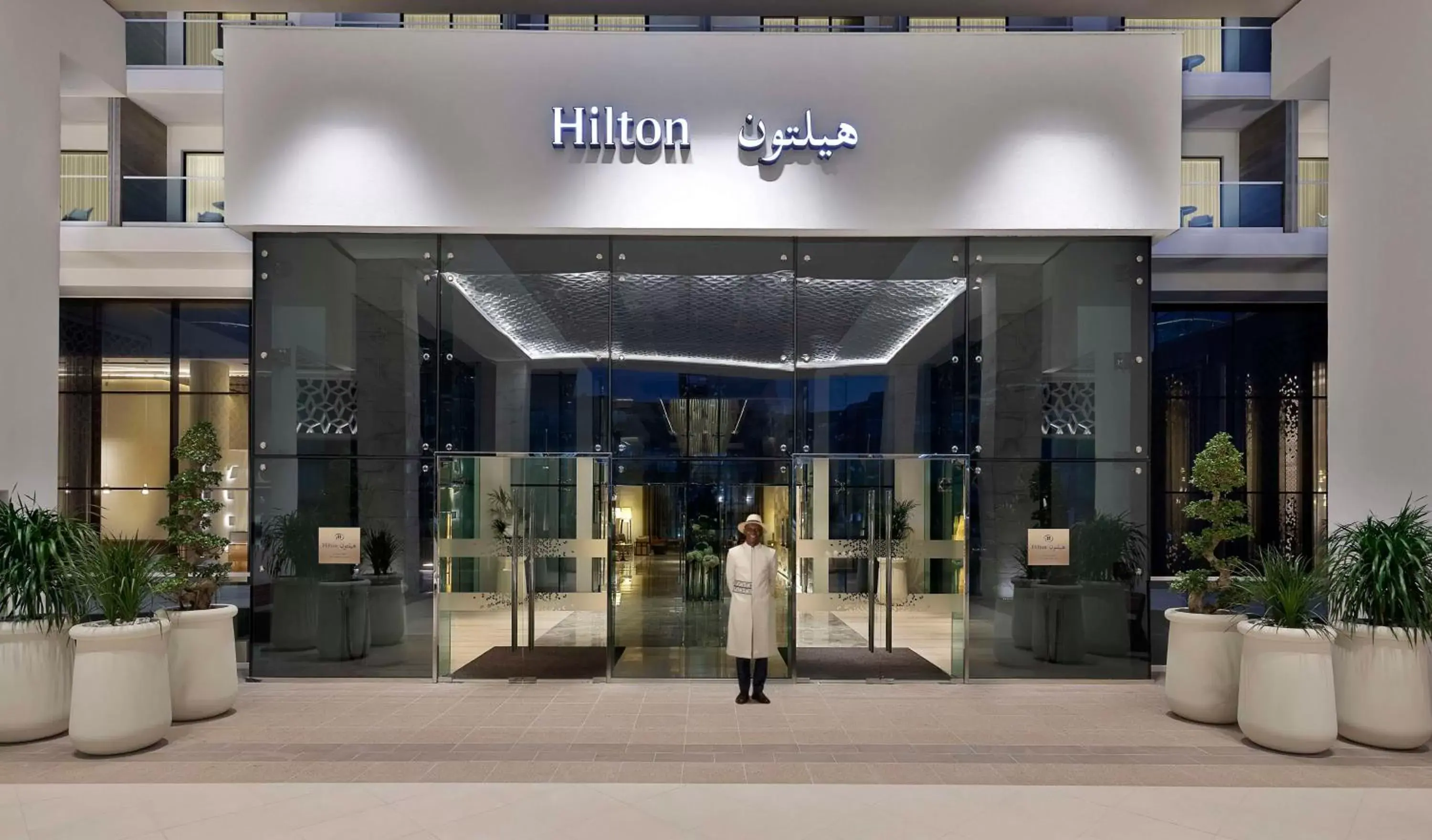 Property building in Hilton Abu Dhabi Yas Island