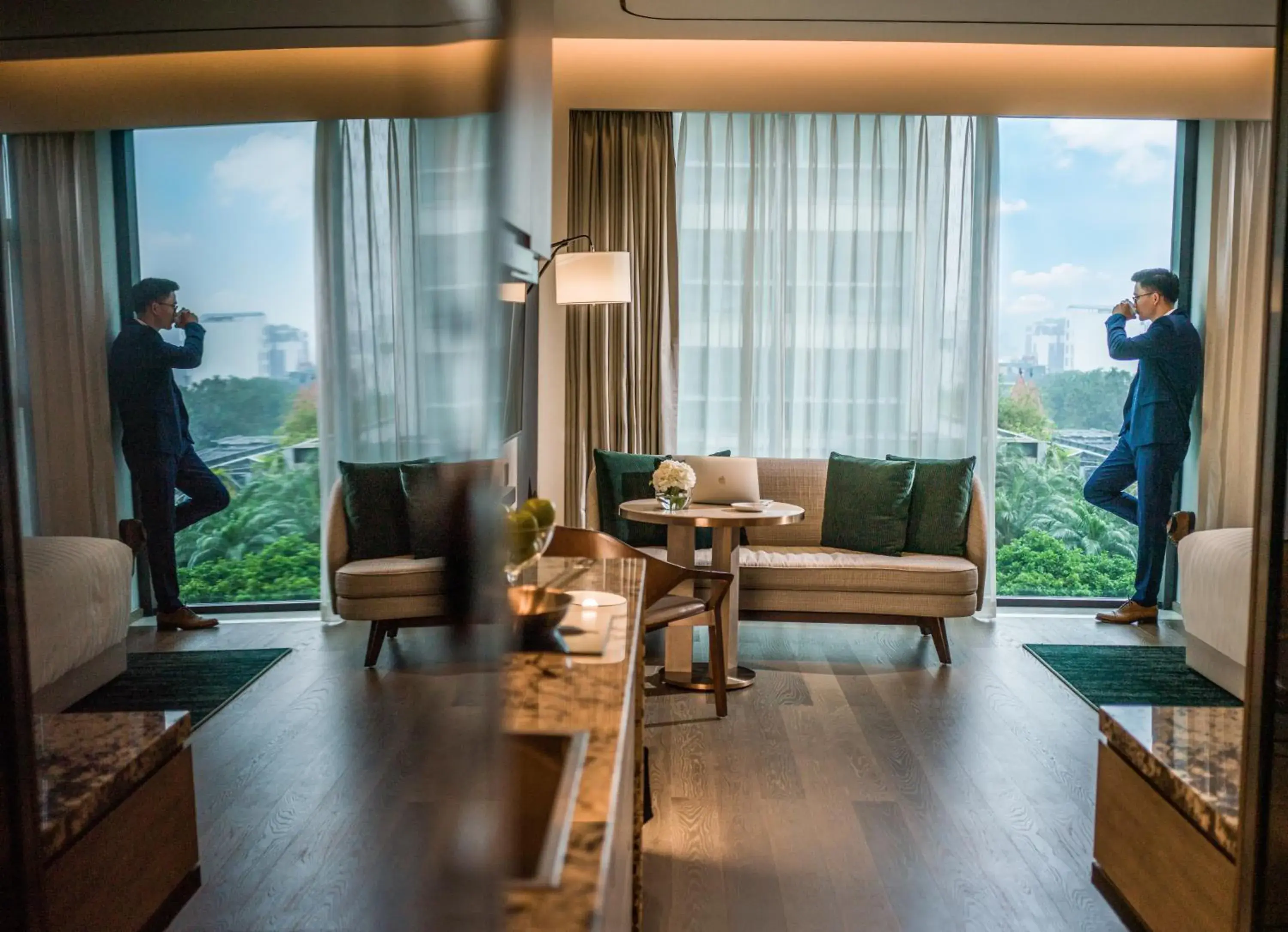 Living room in Fraser Suites Hanoi