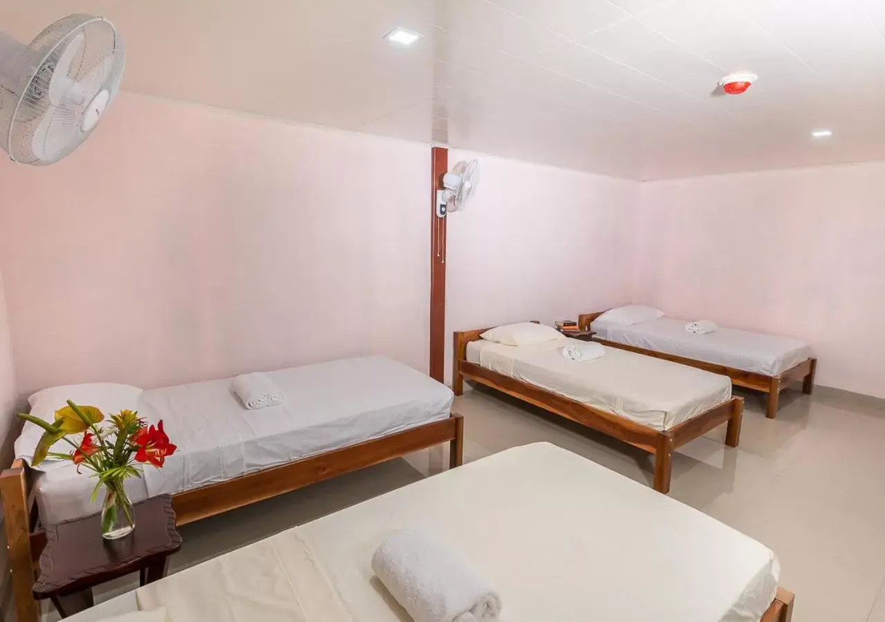 Bedroom, Bed in Hotel La Cascada