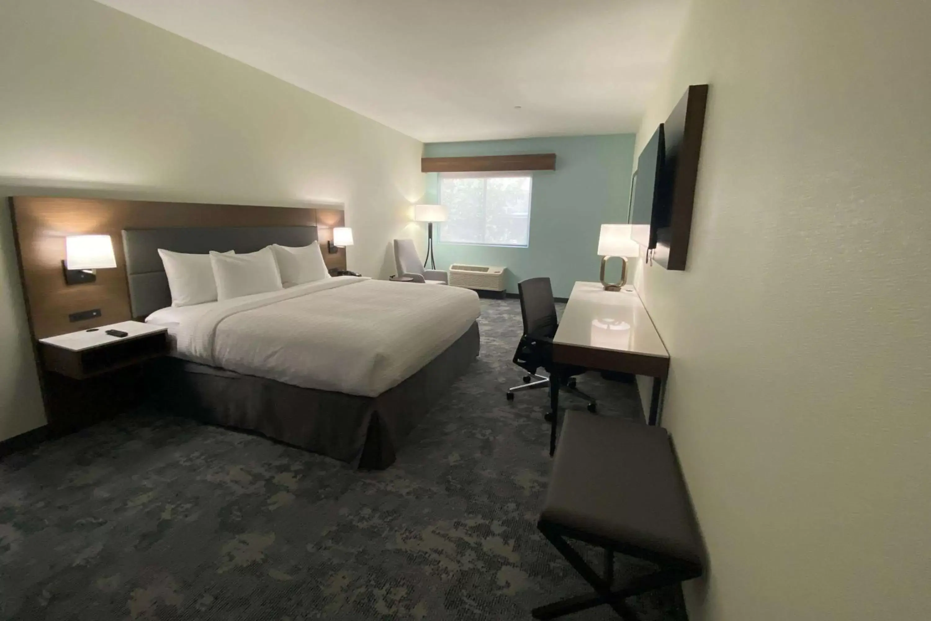 King Room with Roll-In Shower - Mobility Access/Non-Smoking in La Quinta Inn & Suites by Wyndham Santa Cruz