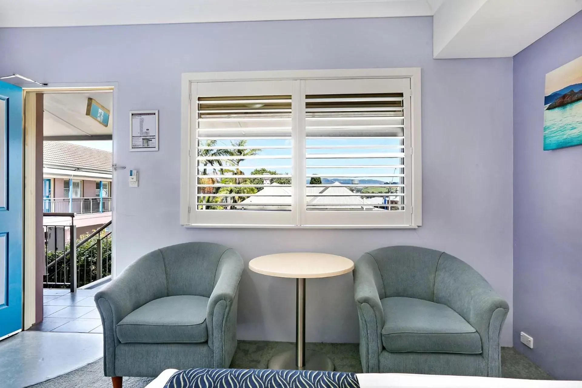 Seating Area in Shellharbour Village Motel