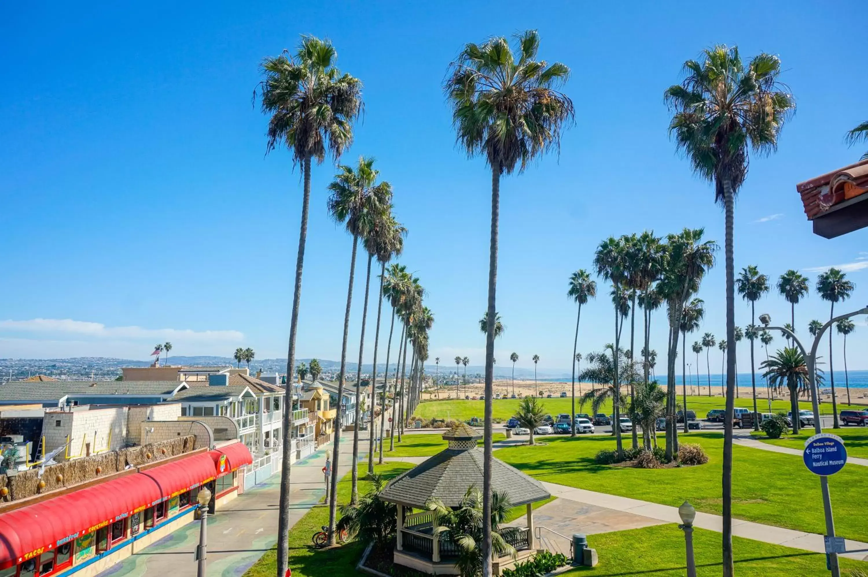 View (from property/room), View in Balboa Inn, On The Beach At Newport