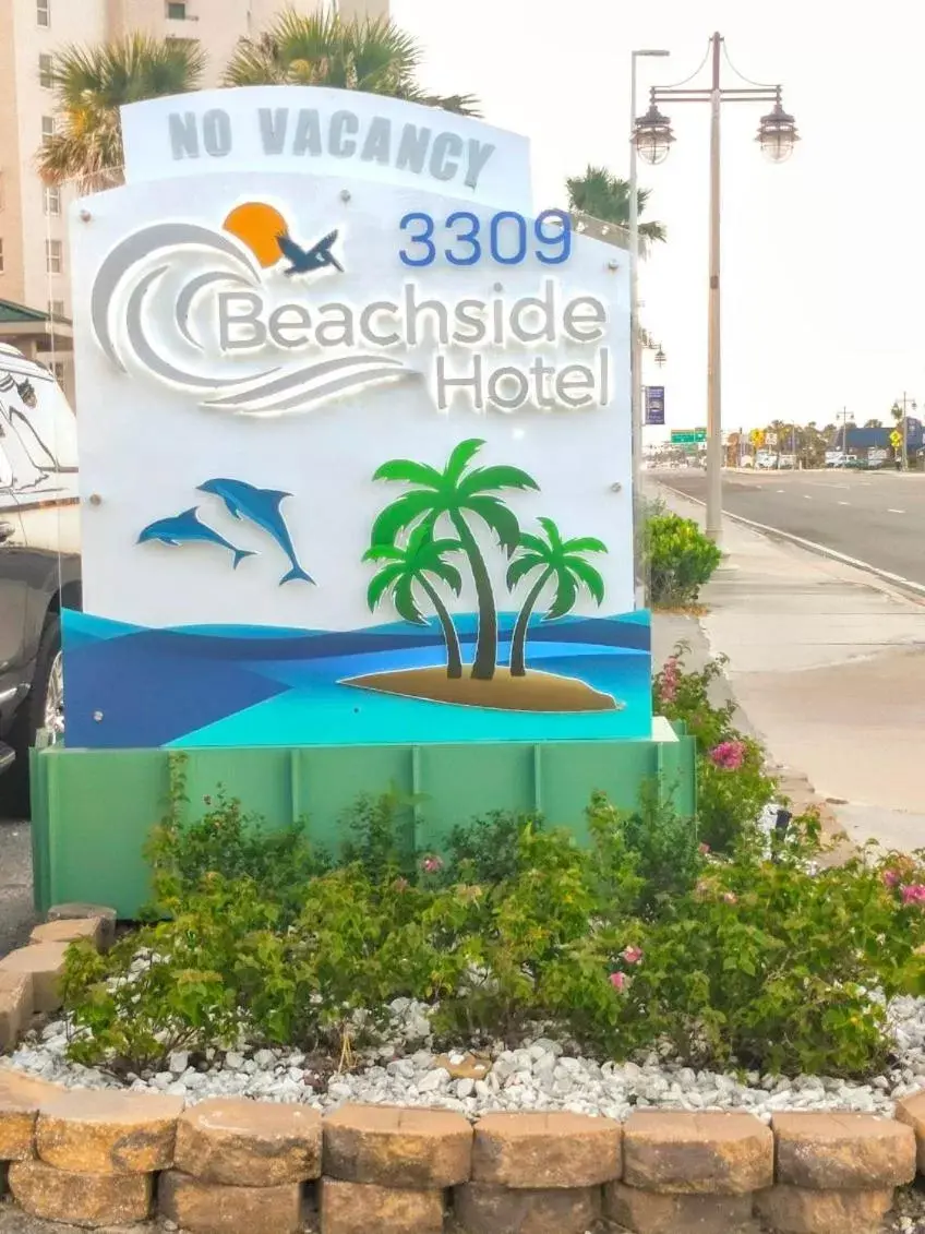 Property Logo/Sign in Beachside Hotel - Daytona Beach