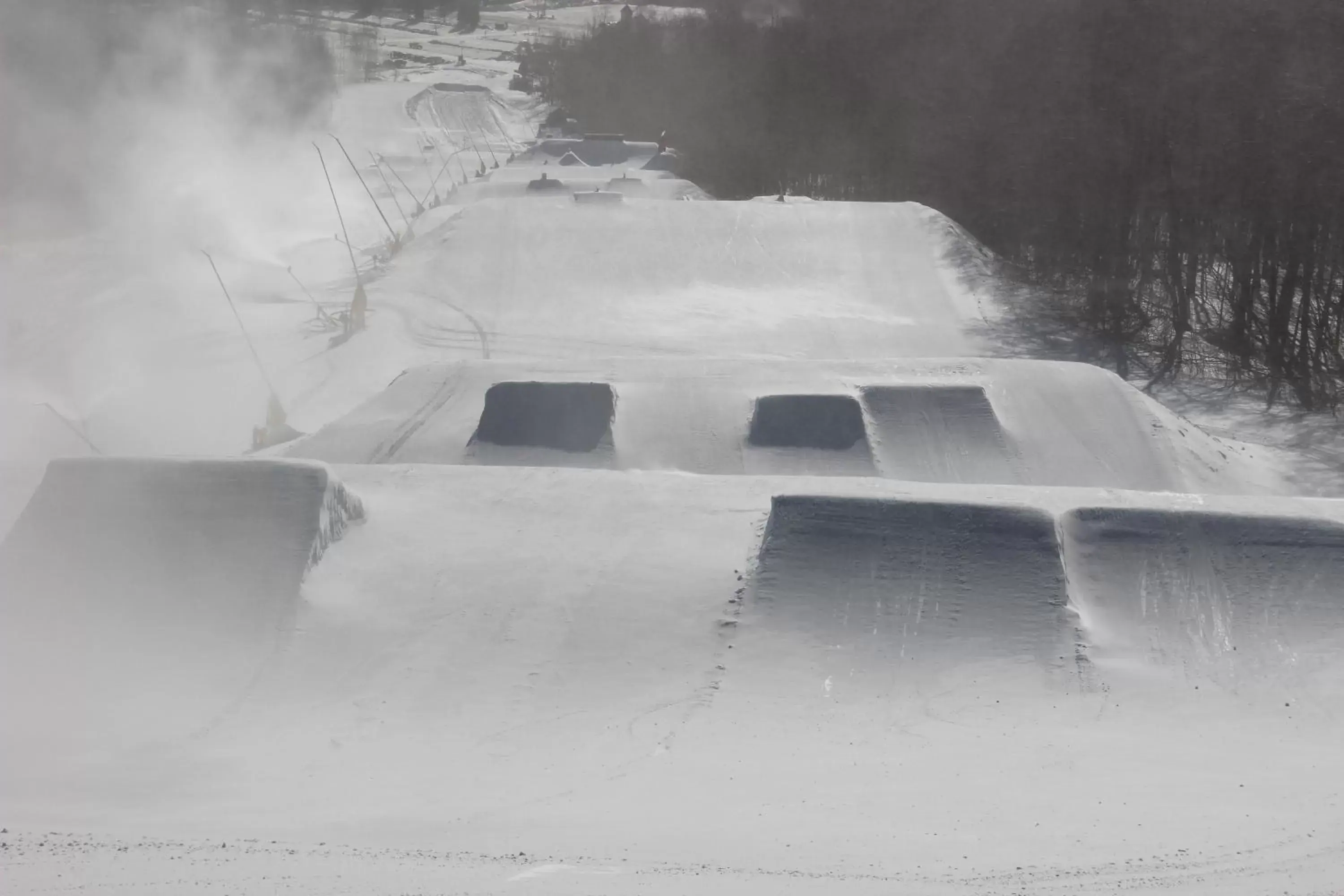 Skiing, Winter in The Black Bear Lodge at Stratton Mountain Resort