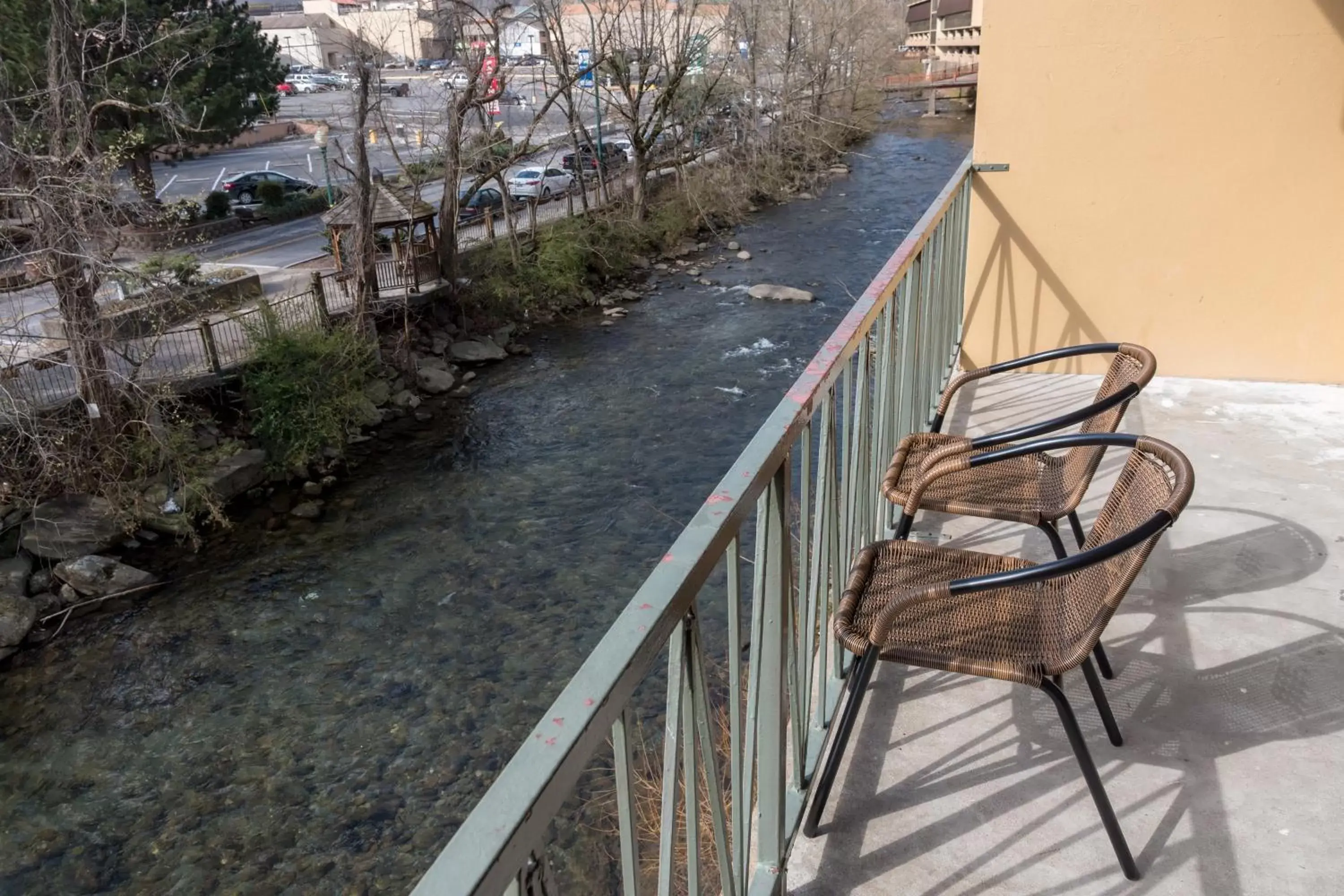 Balcony/Terrace in River Terrace Resort & Convention Center