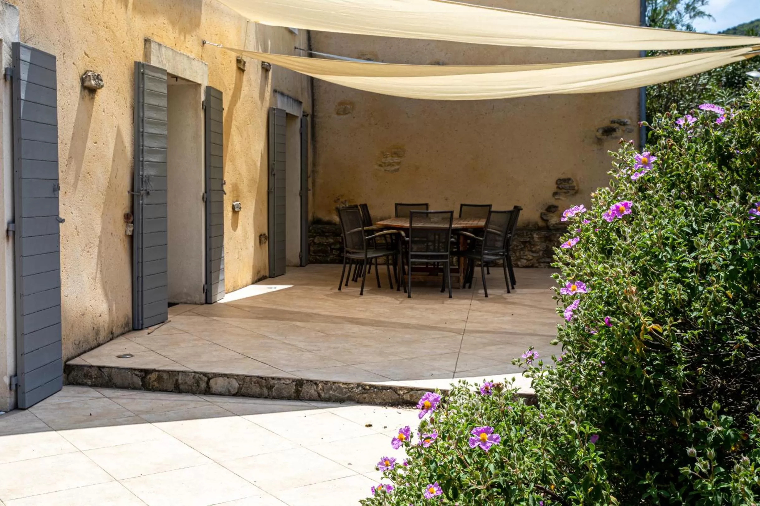 Patio in Clos Saint-Michel Resort & Spa