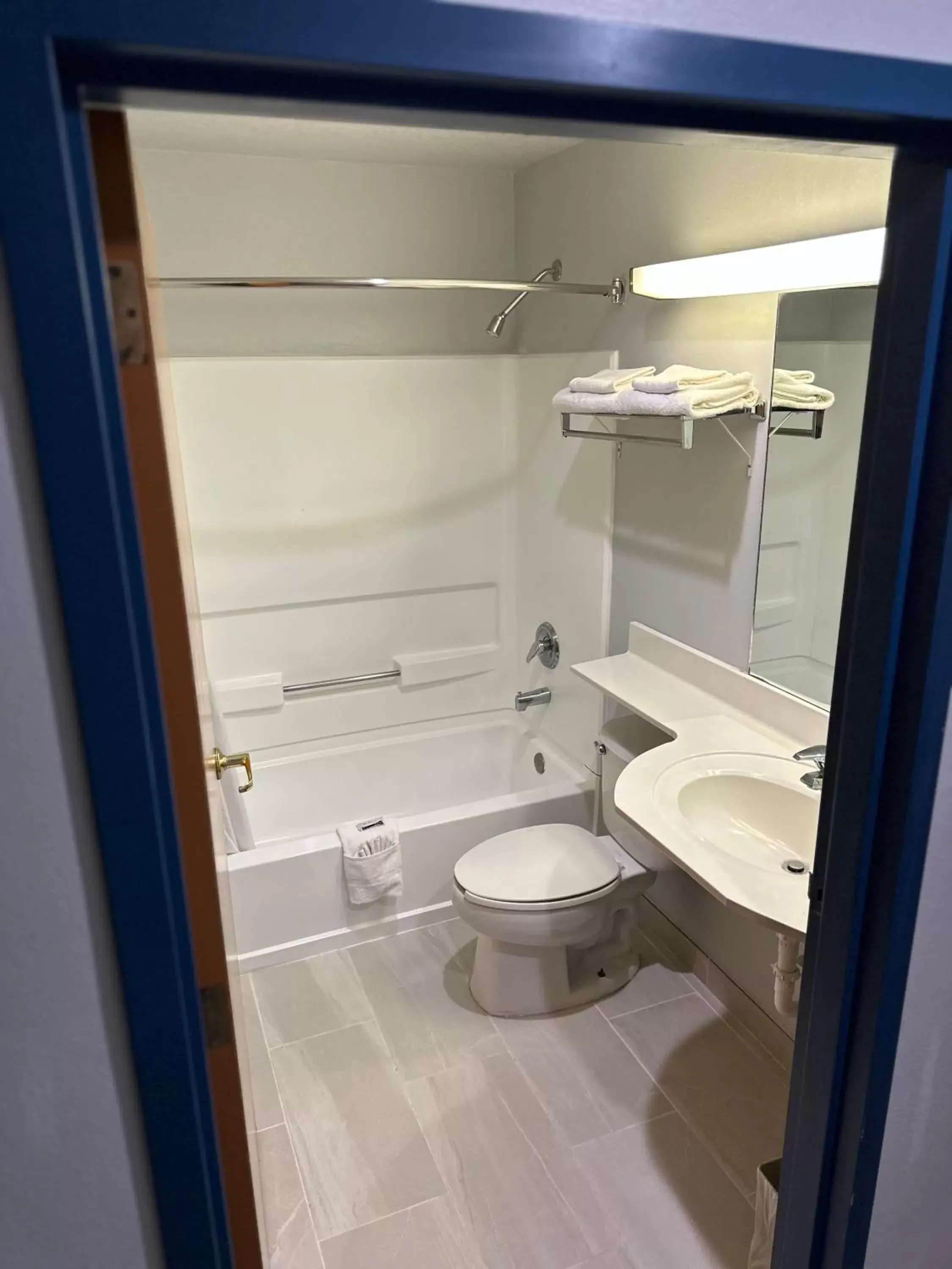 Toilet, Bathroom in Microtel Inn & Suites by Wyndham Gallup