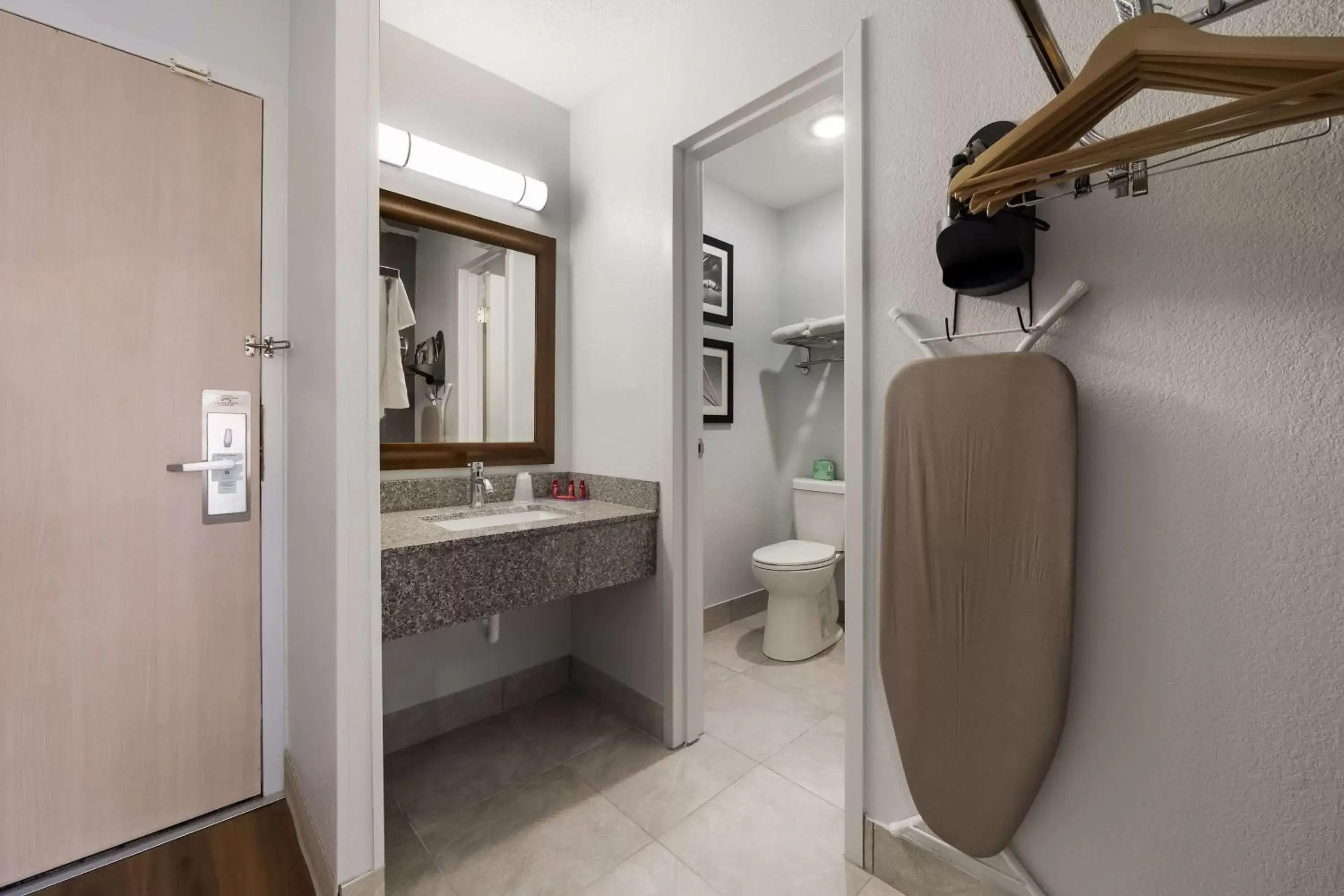 Bathroom in SureStay Hotel by Best Western Rockford East