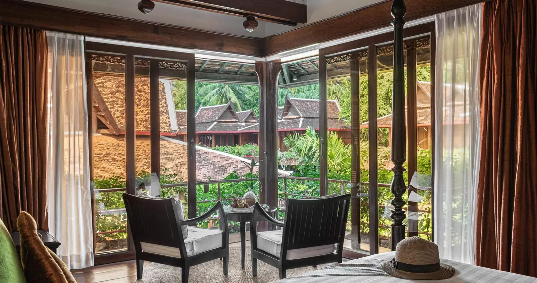 Seating area in Angkor Village Hotel