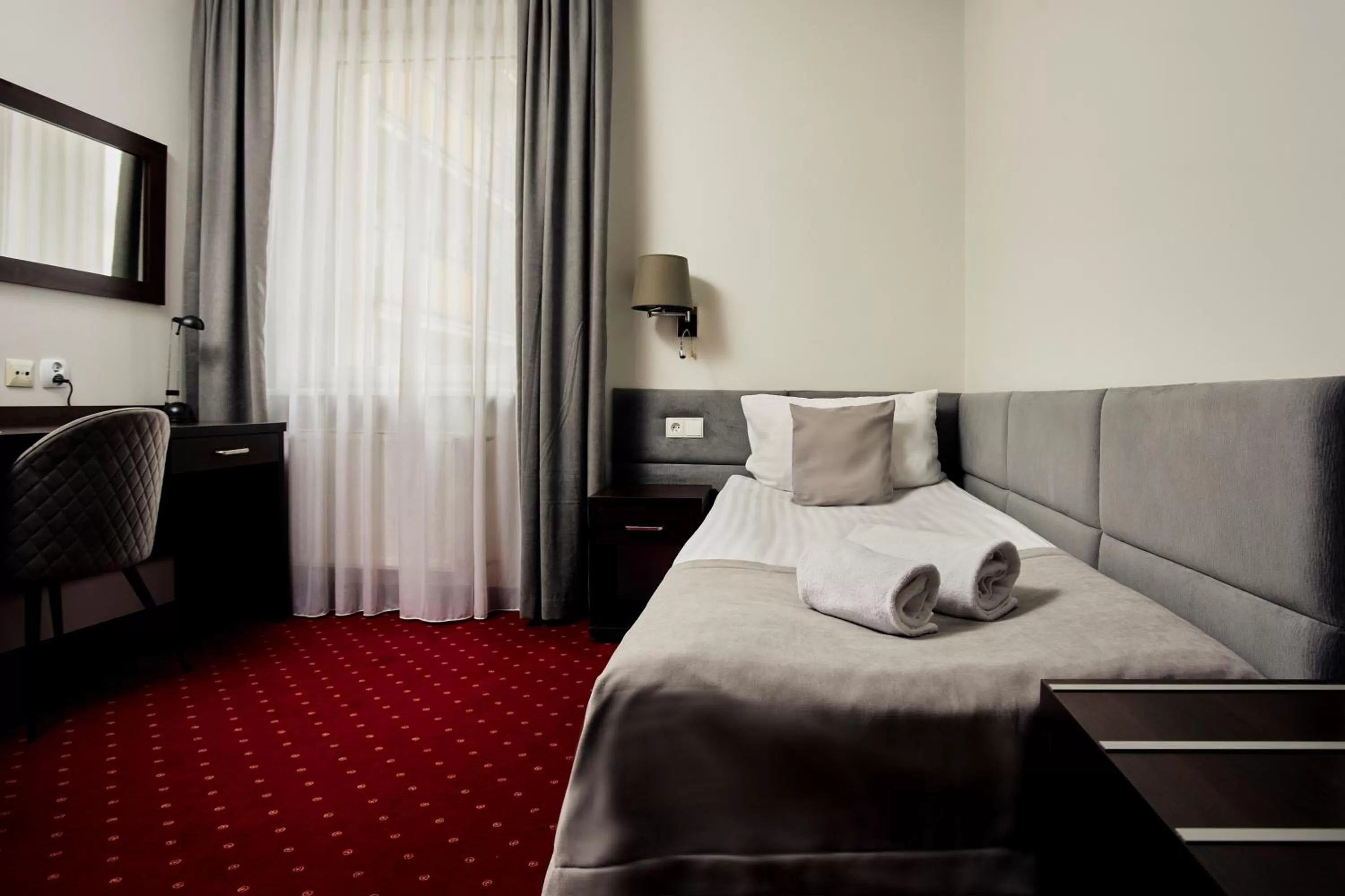 Bed in Hotel Maraton