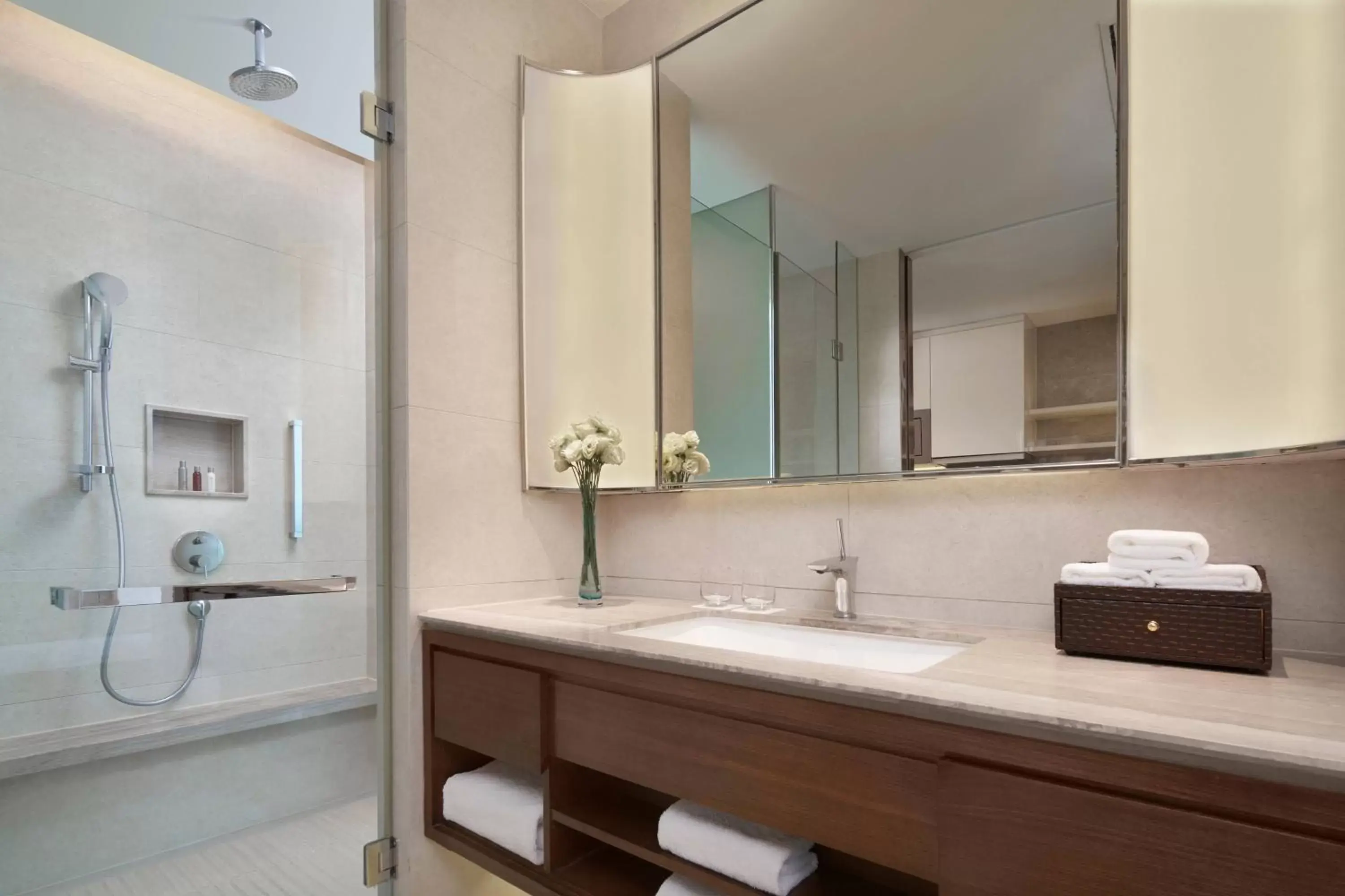 Bathroom in The OCT Harbour, Shenzhen - Marriott Executive Apartments