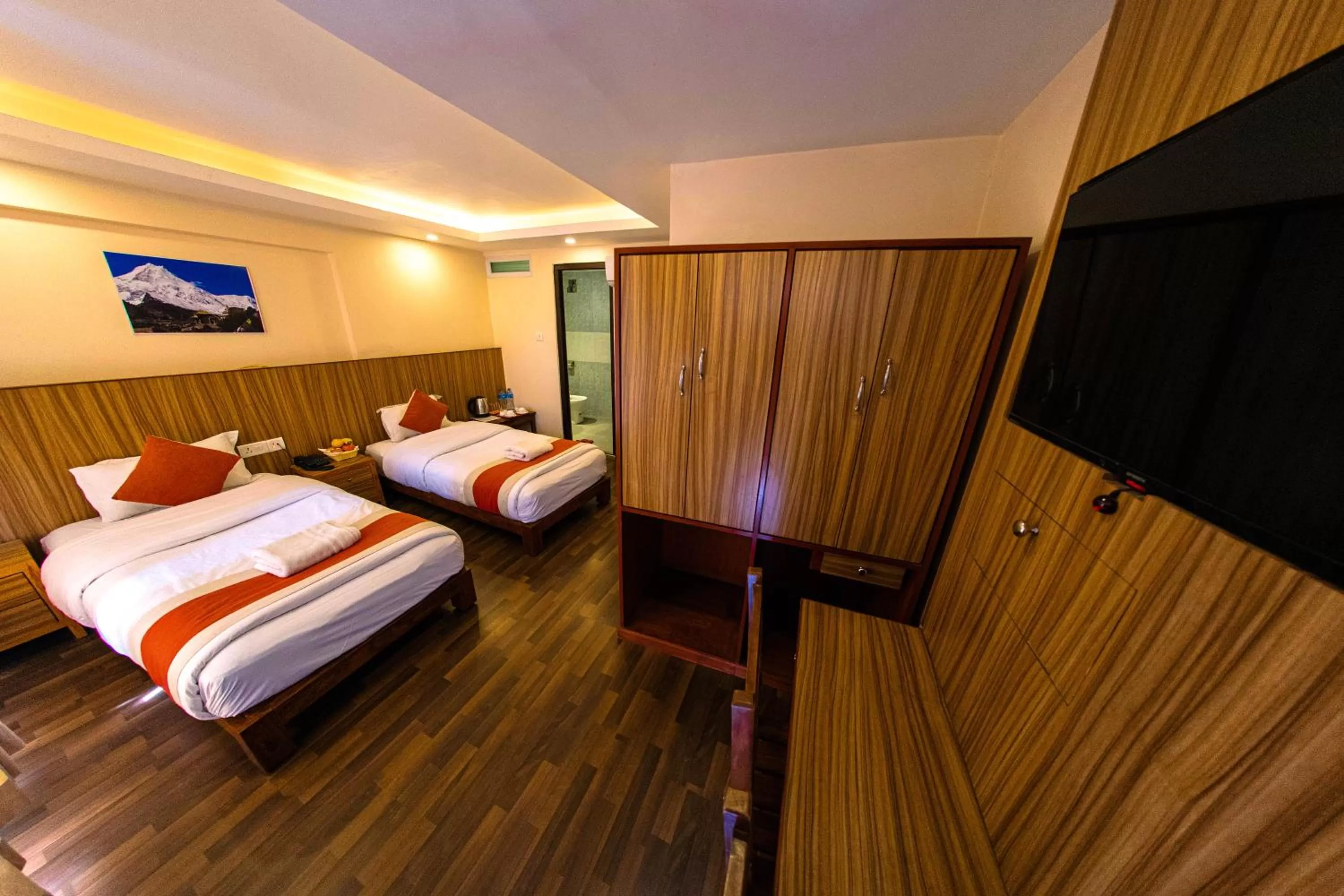 Bedroom, Bed in Hotel Chhimeki