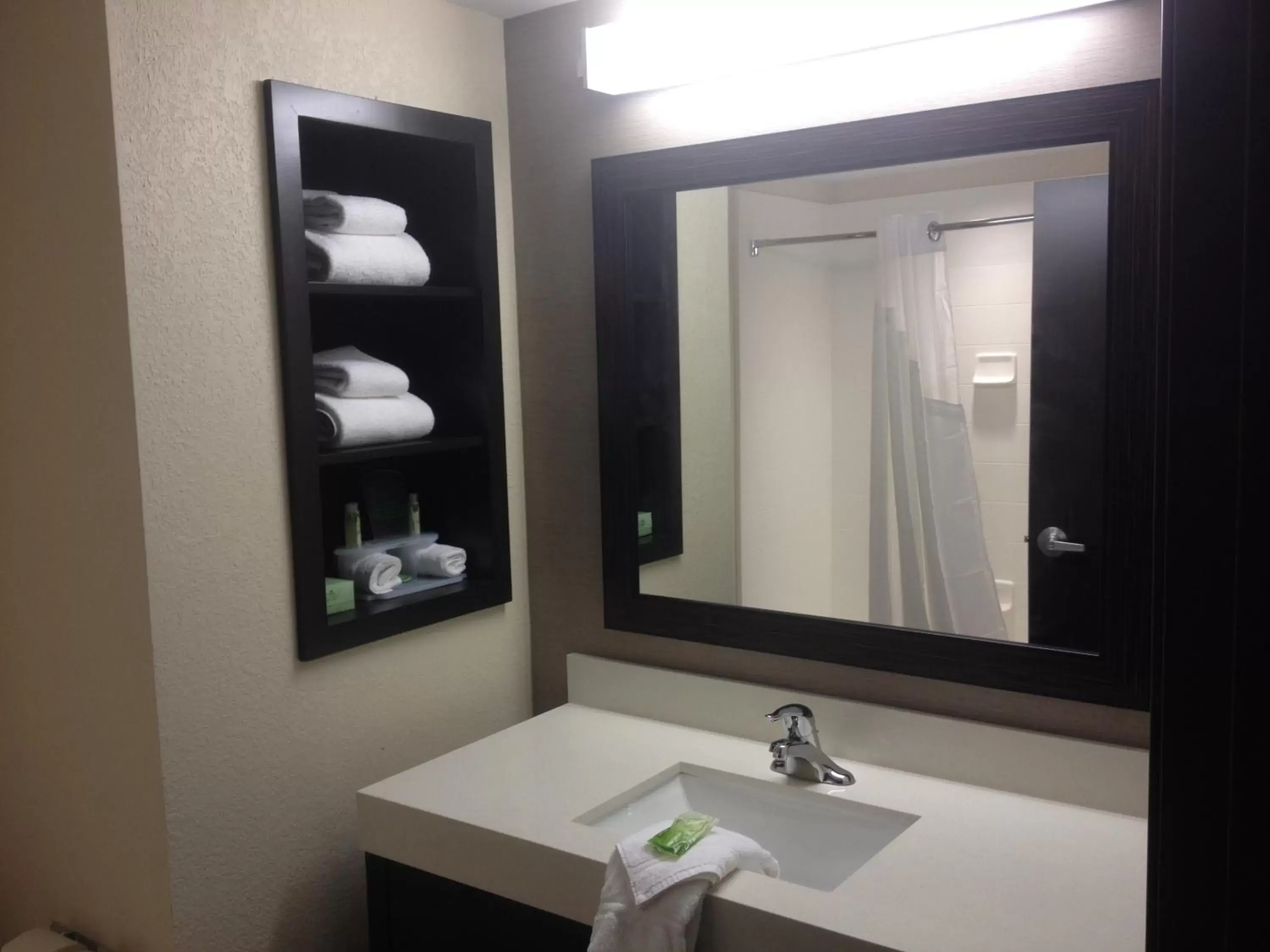 Toilet, Bathroom in Holiday Inn Express & Suites Monroe, an IHG Hotel