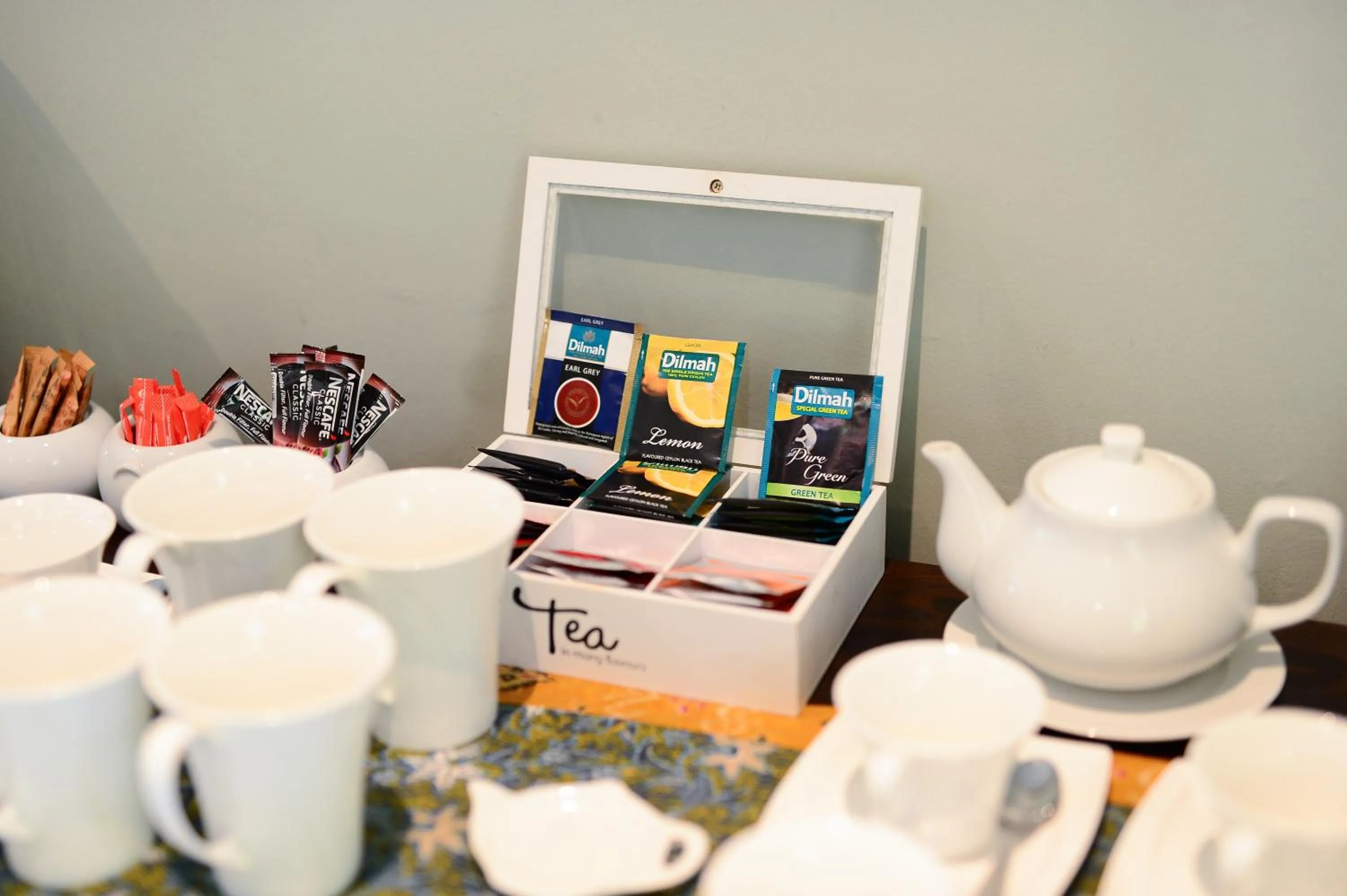 Coffee/tea facilities in De Wingerd Wijnland Lodge