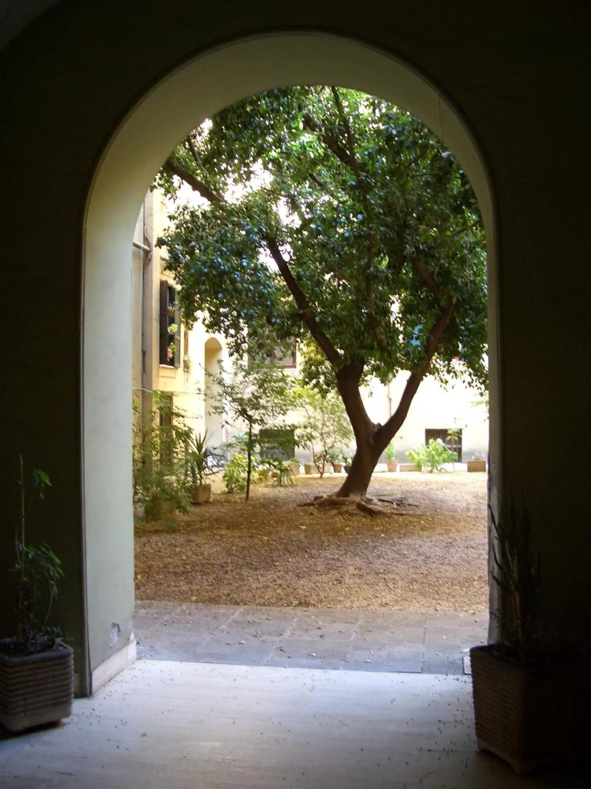 Garden view in Guest House Rome