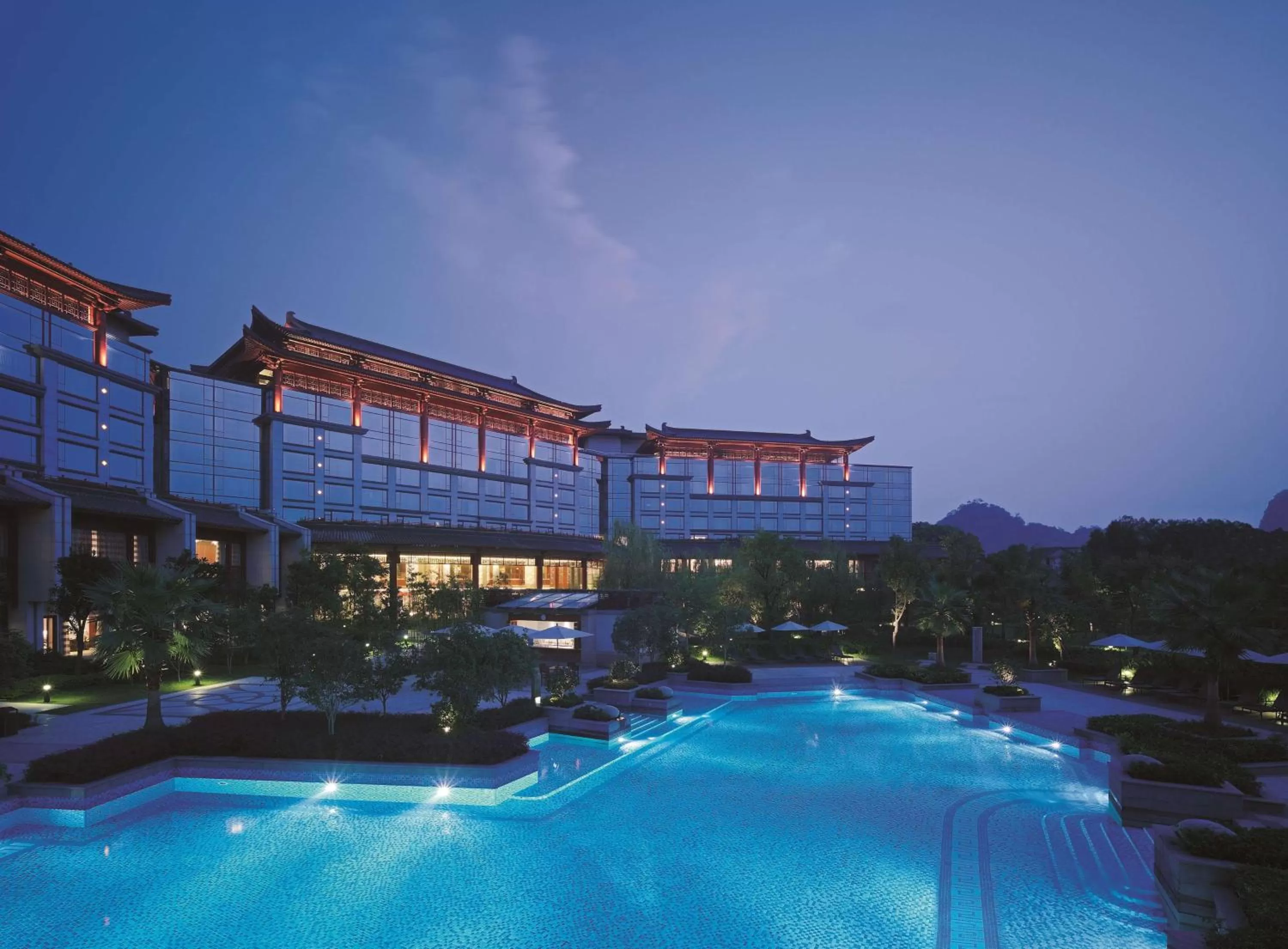 On site in Shangri-La Guilin