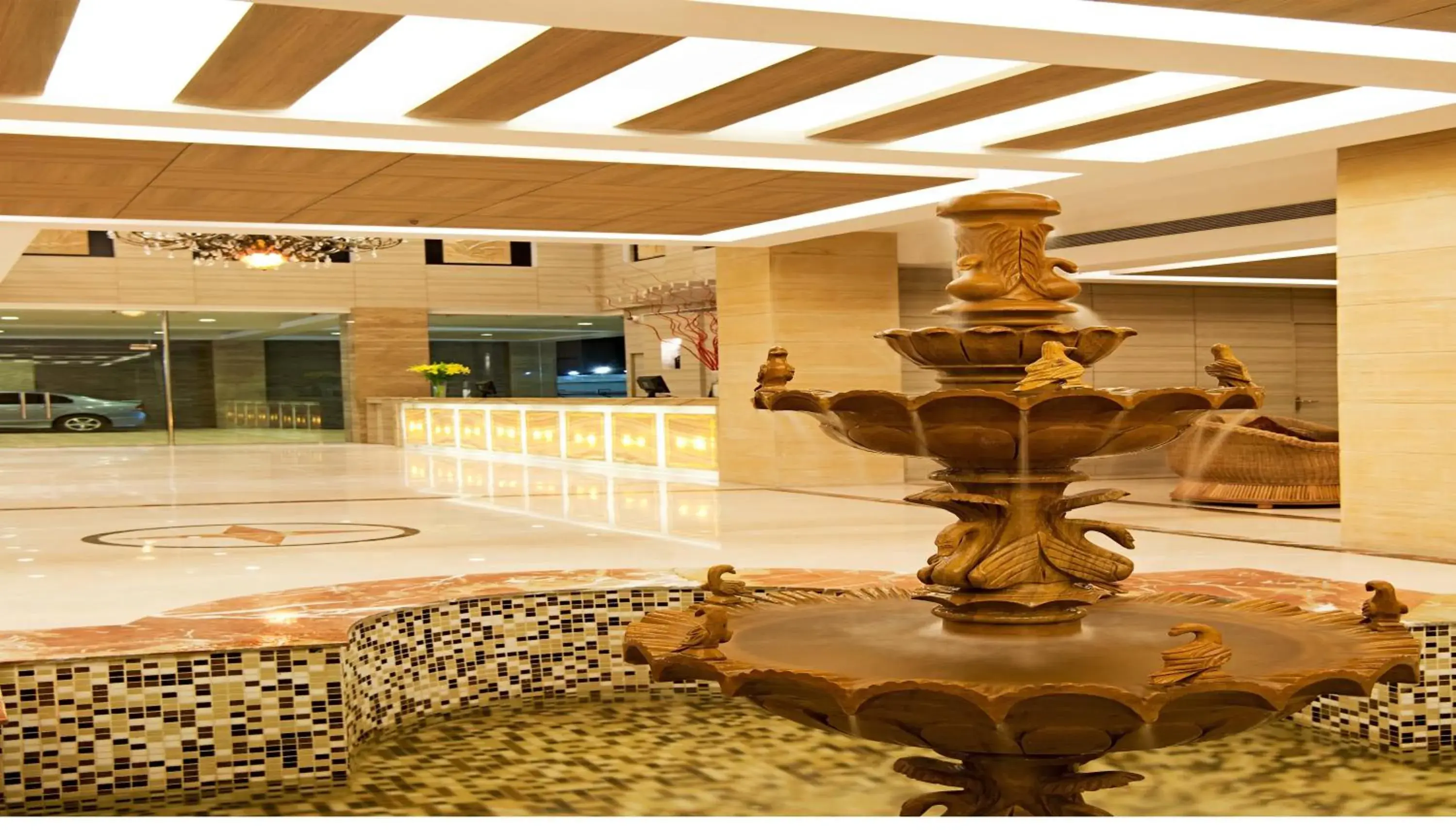 Lobby or reception in JP Hotel in Chennai