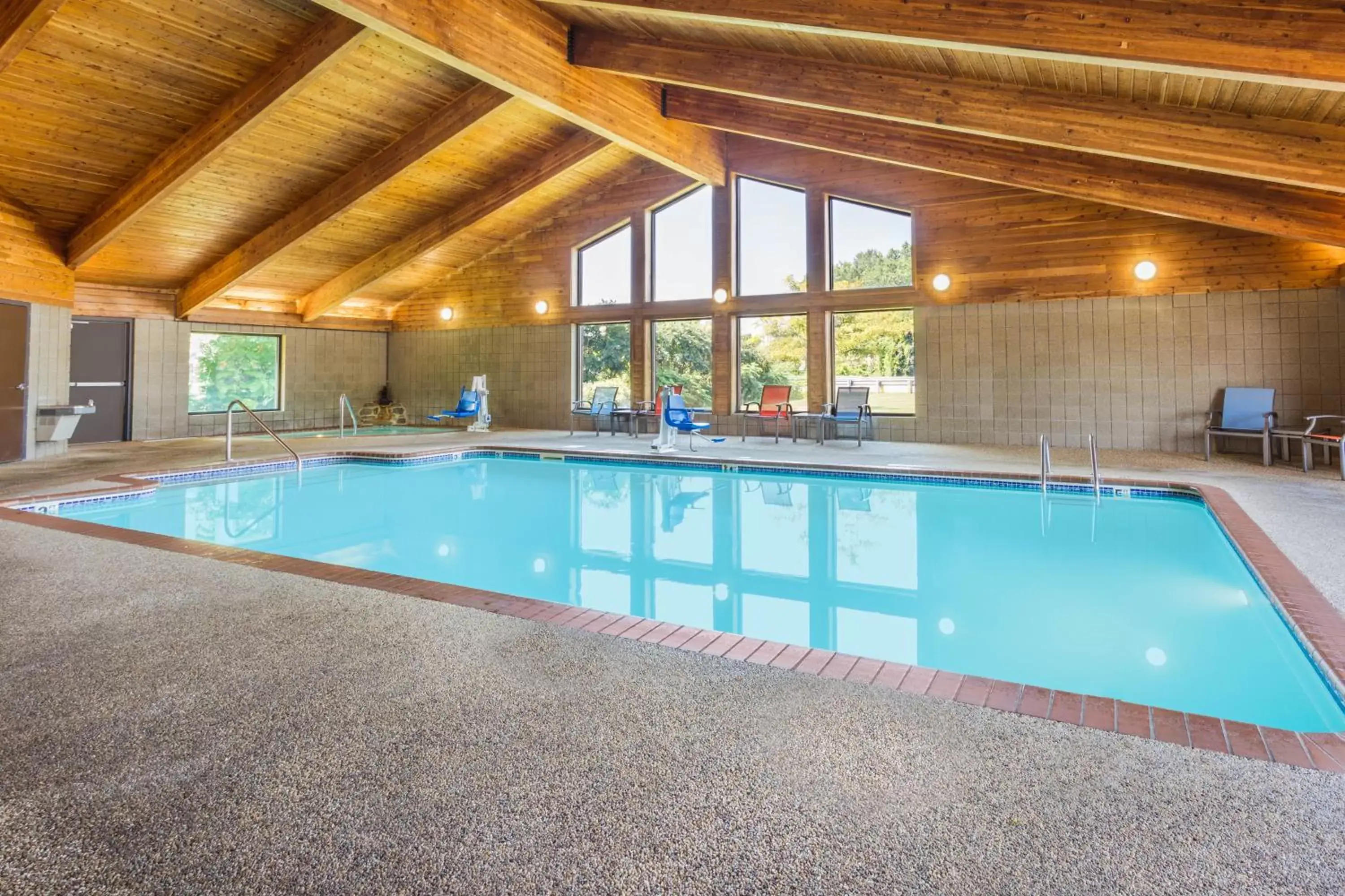 Pool view, Swimming Pool in AmericInn by Wyndham Menominee