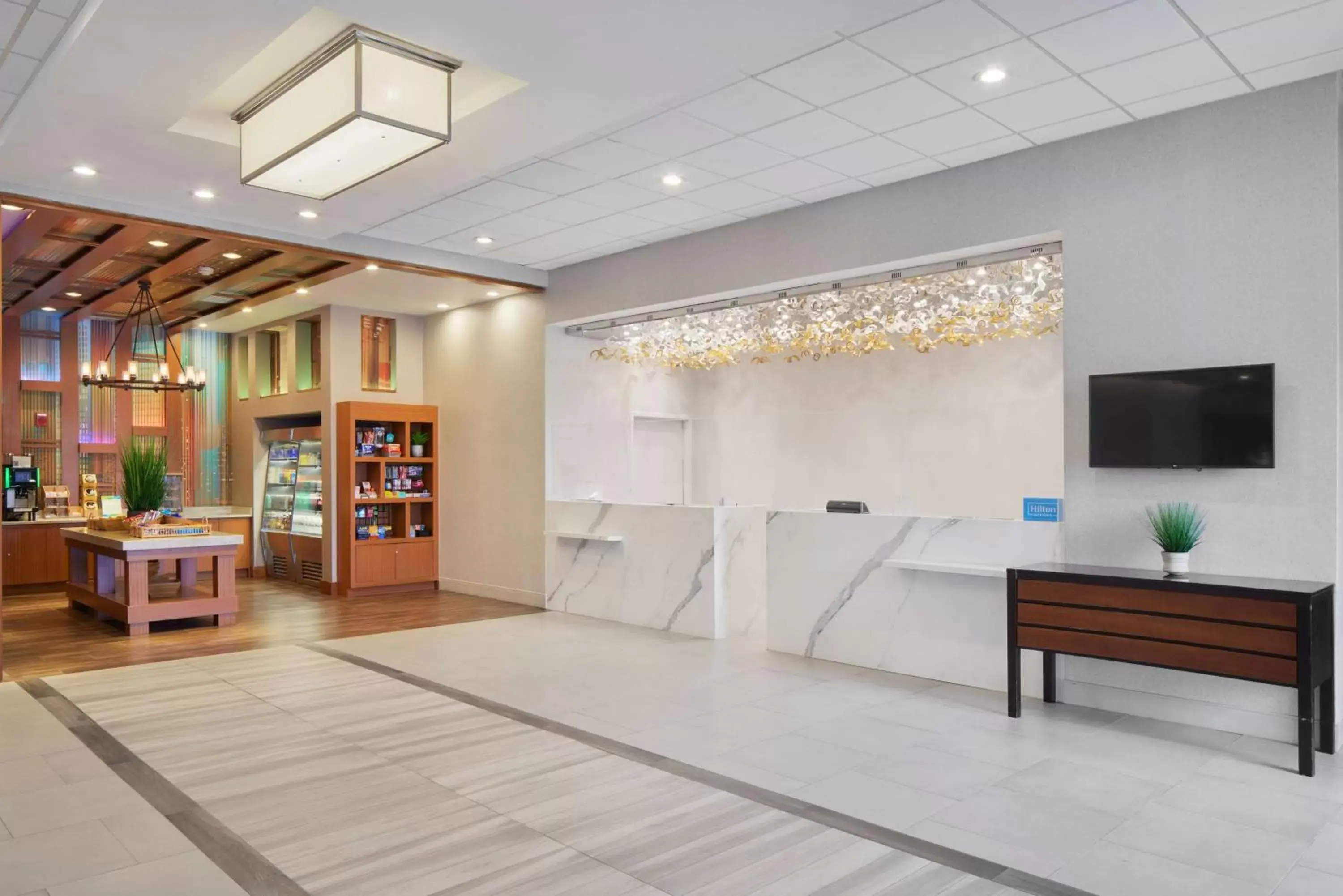 Lobby or reception in Hilton Hasbrouck Heights-Meadowlands Lobby or reception in Hilton Hasbrouck Heights-Meadowlands