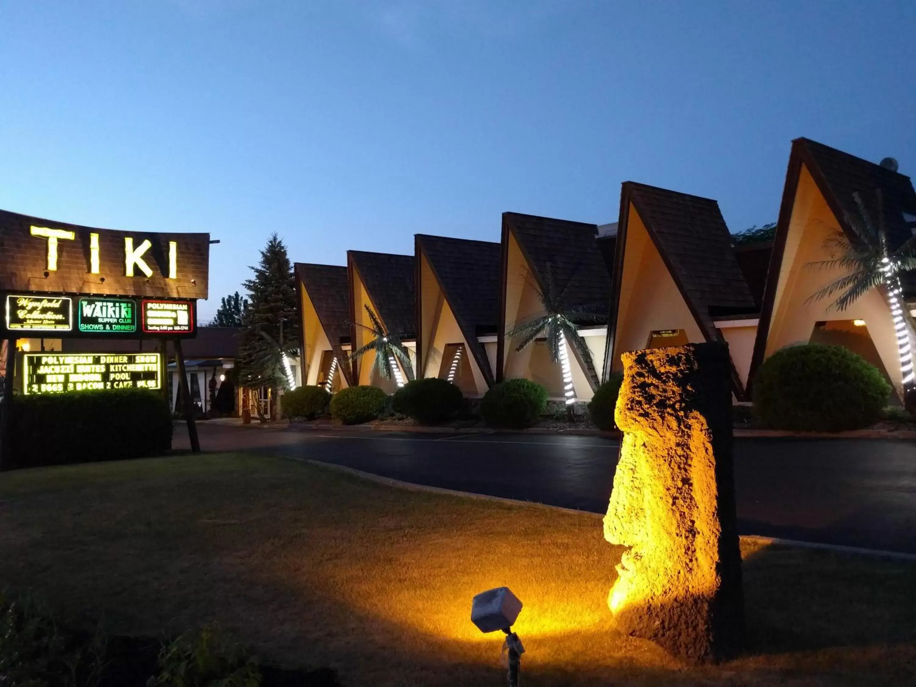 Property Building in Tiki Resort