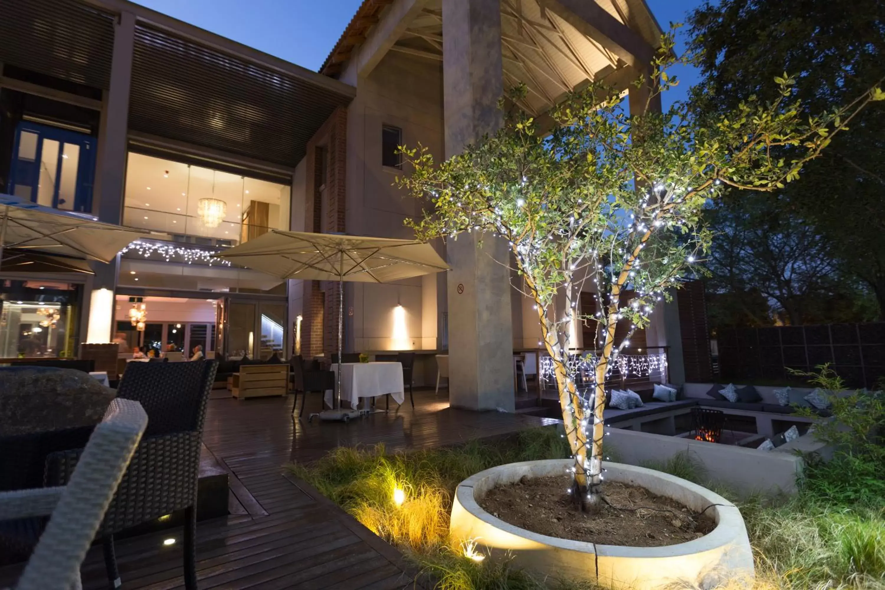 Patio in Menlyn Boutique Hotel