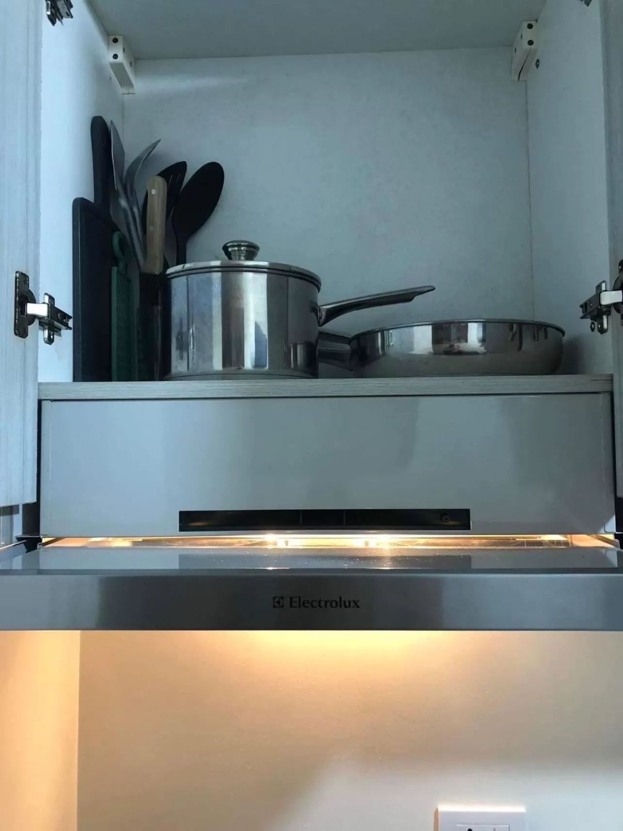 Kitchen or kitchenette in Green Residences Stays by PBYY