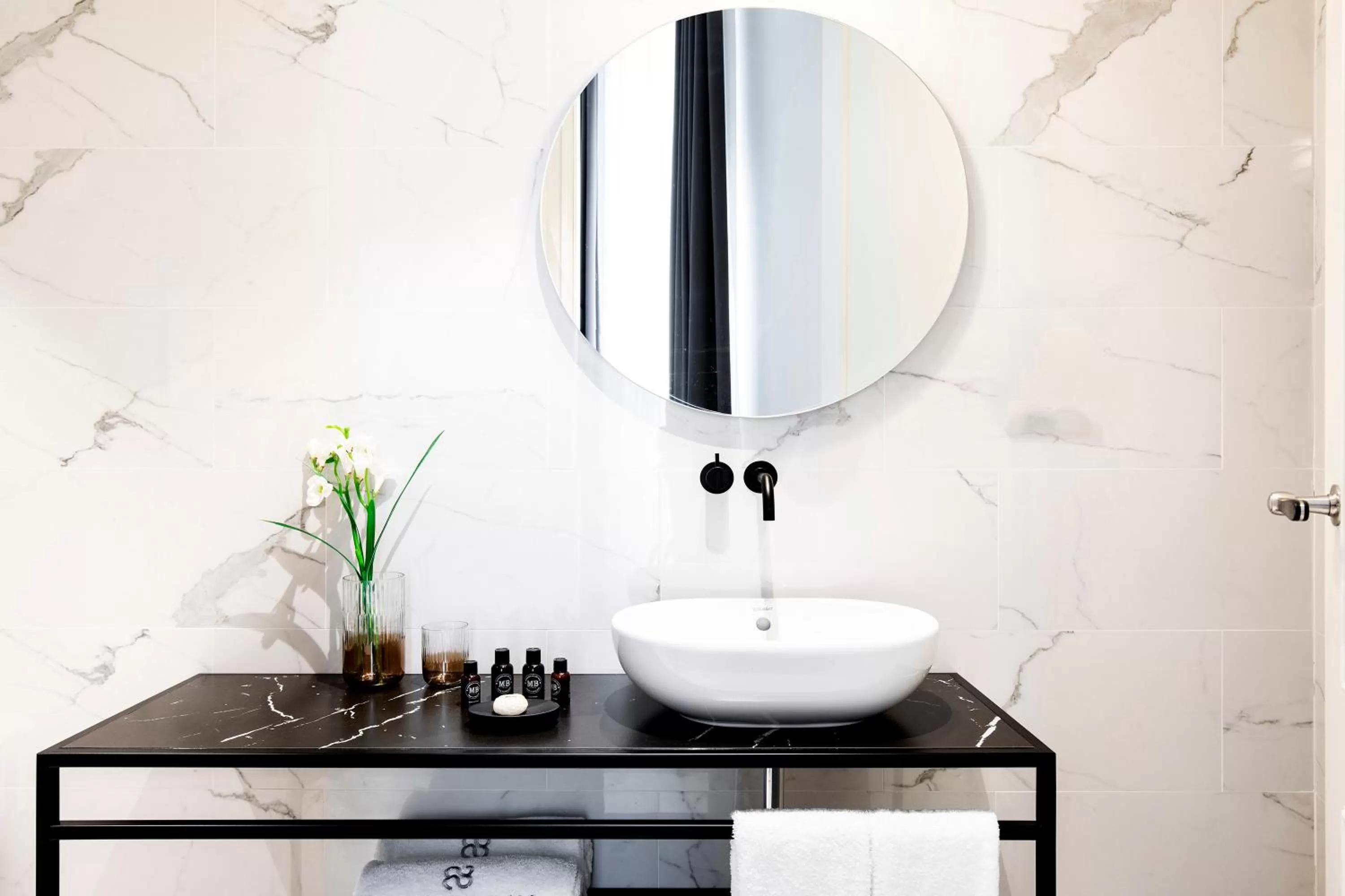 Shower in Maldà Singular Hotel