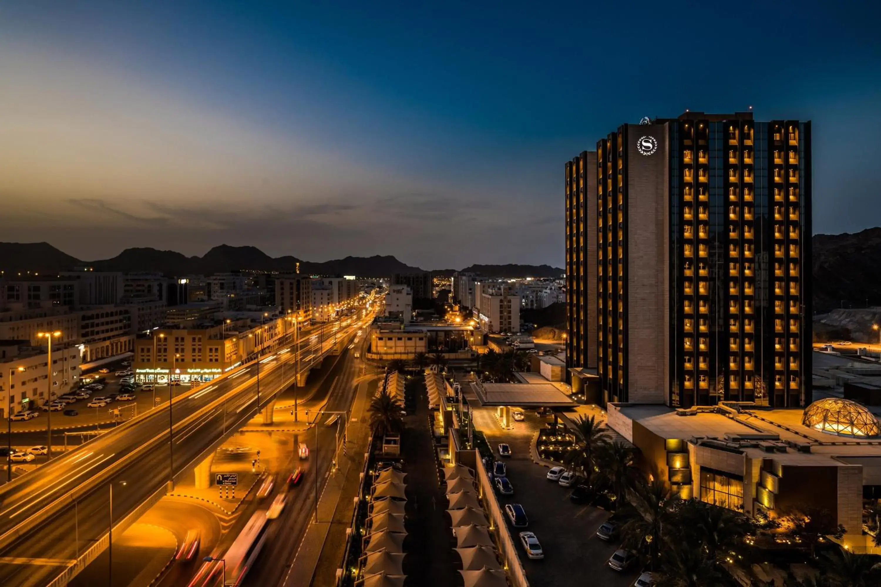 Property building in Sheraton Oman Hotel