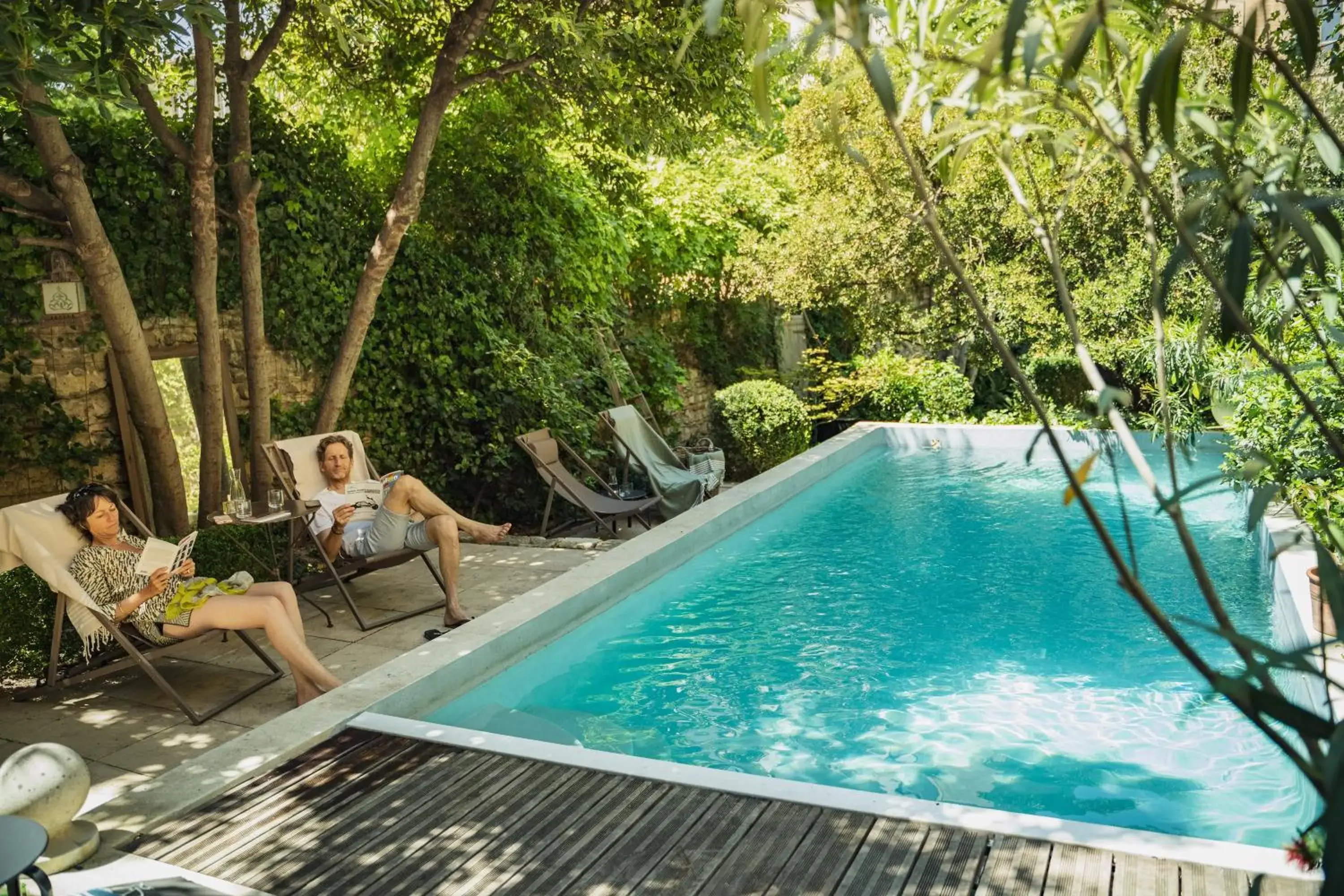 Garden, Swimming Pool in Les Jardins de Baracane