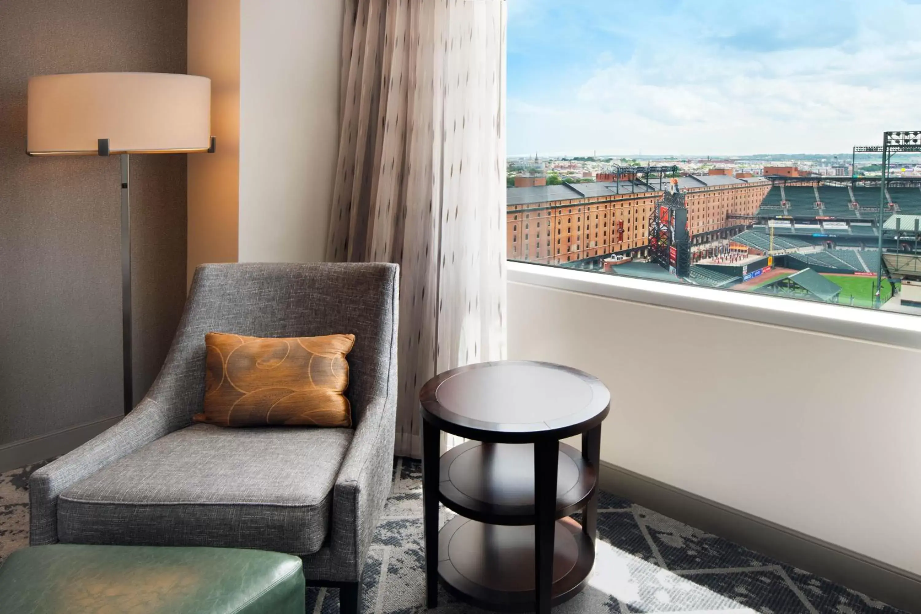 King Room with Ballpark View in Hilton Baltimore Inner Harbor