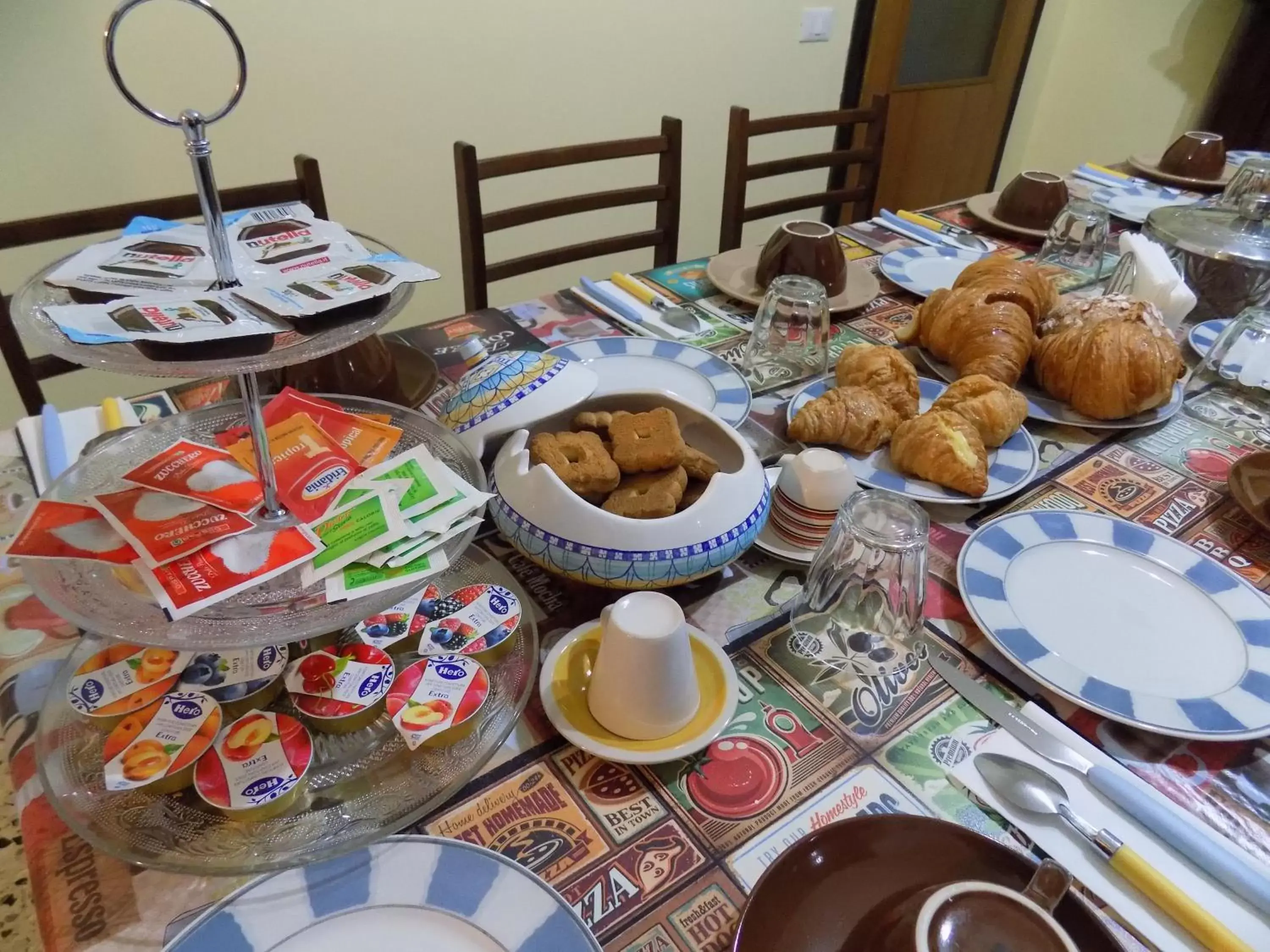 Italian breakfast in B&B Falcone